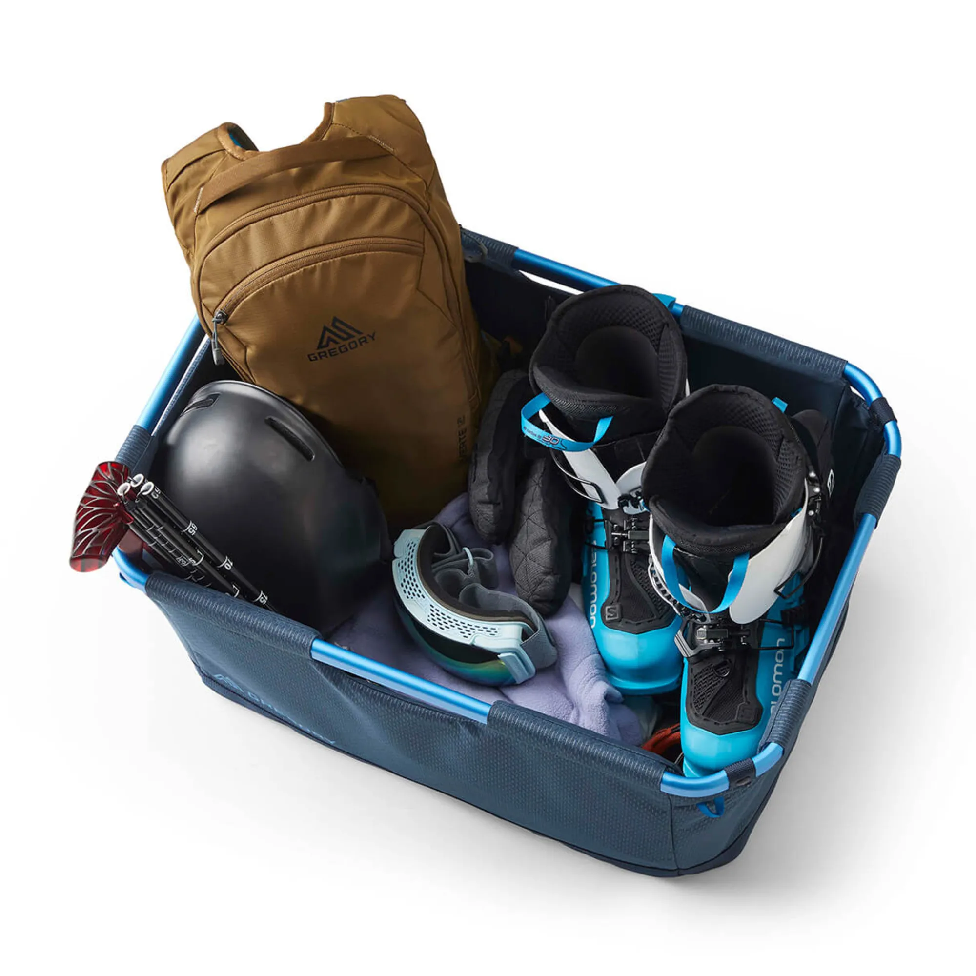 Rohan Gregory Alpaca Gear Basket 70 Litre Slate Blue