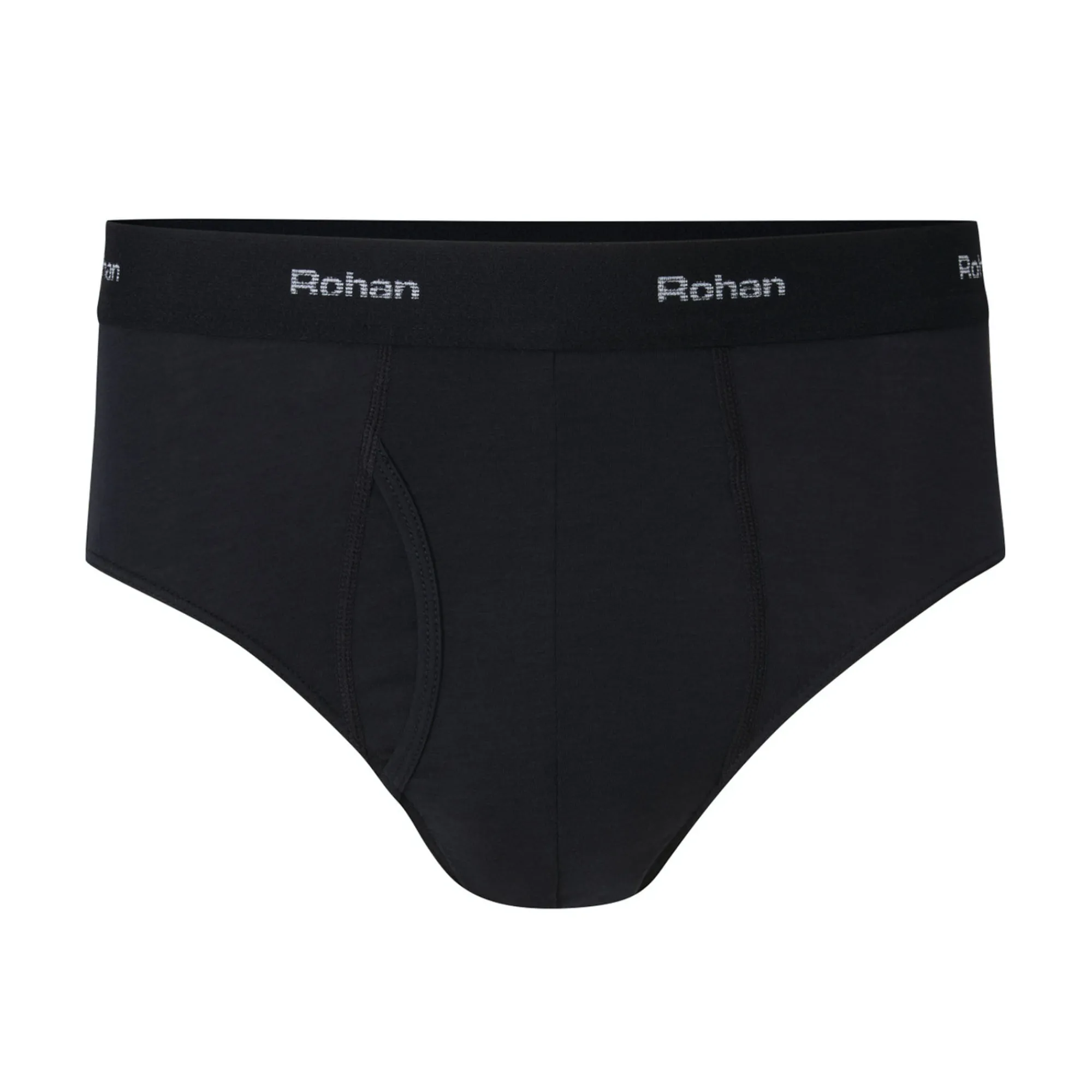Men Rohan Men'S Aether Briefs With Fly Opening Black