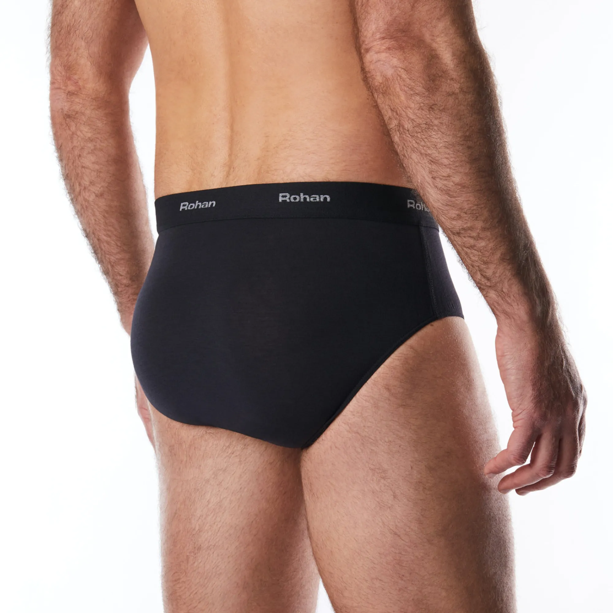 Men Rohan Men'S Aether Briefs With Fly Opening Black