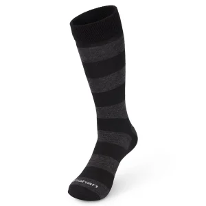 Men Rohan Men'S Alltime Socks Black/Grey Stripe
