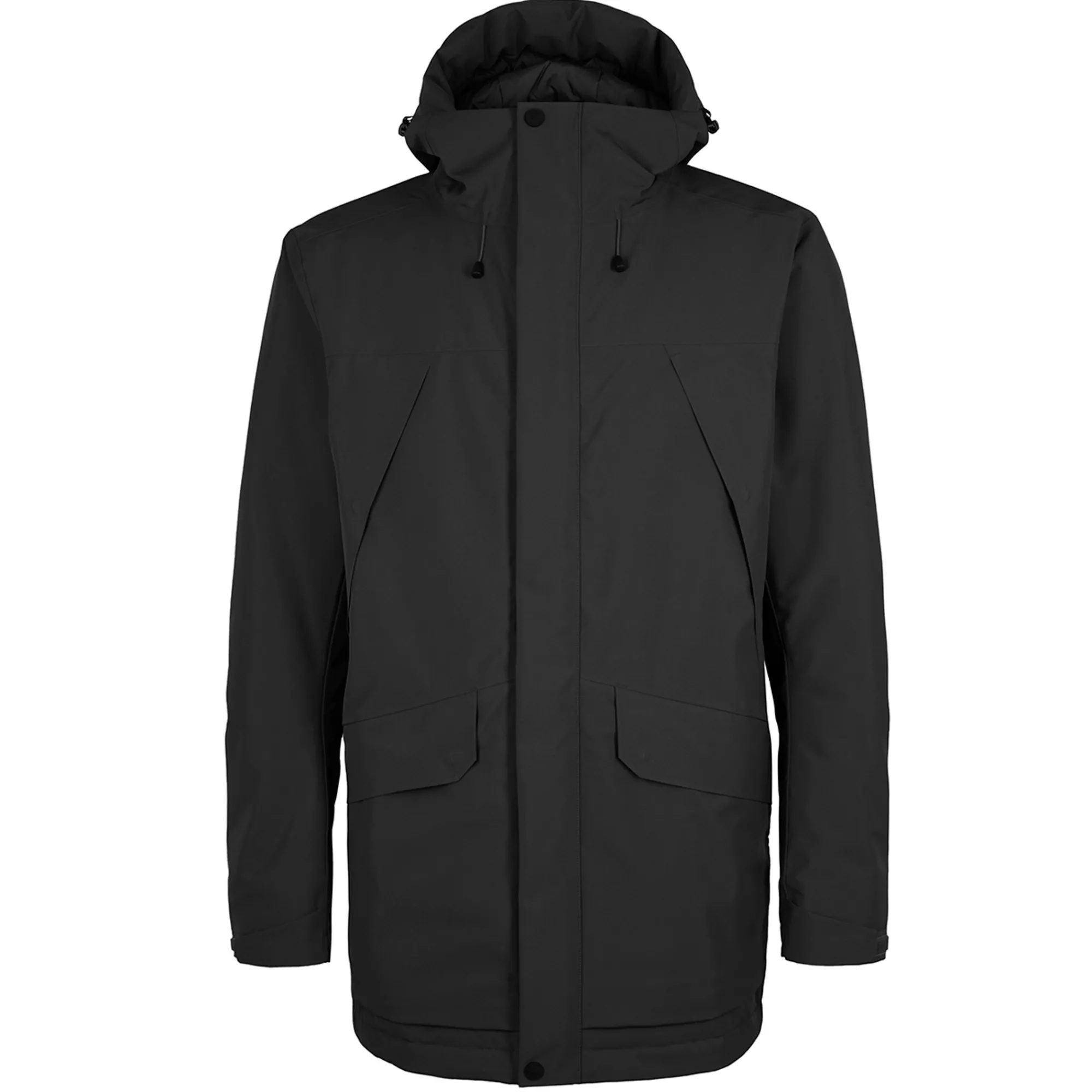 Men Rohan Men'S Aran Waterproof Jacket Black
