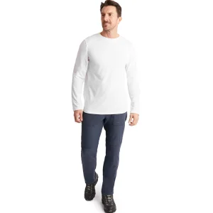 Men Rohan Men'S Basis Long Sleeve T White