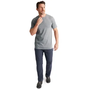 Men Rohan Men'S Basis Short Sleeve T Mid Grey Marl