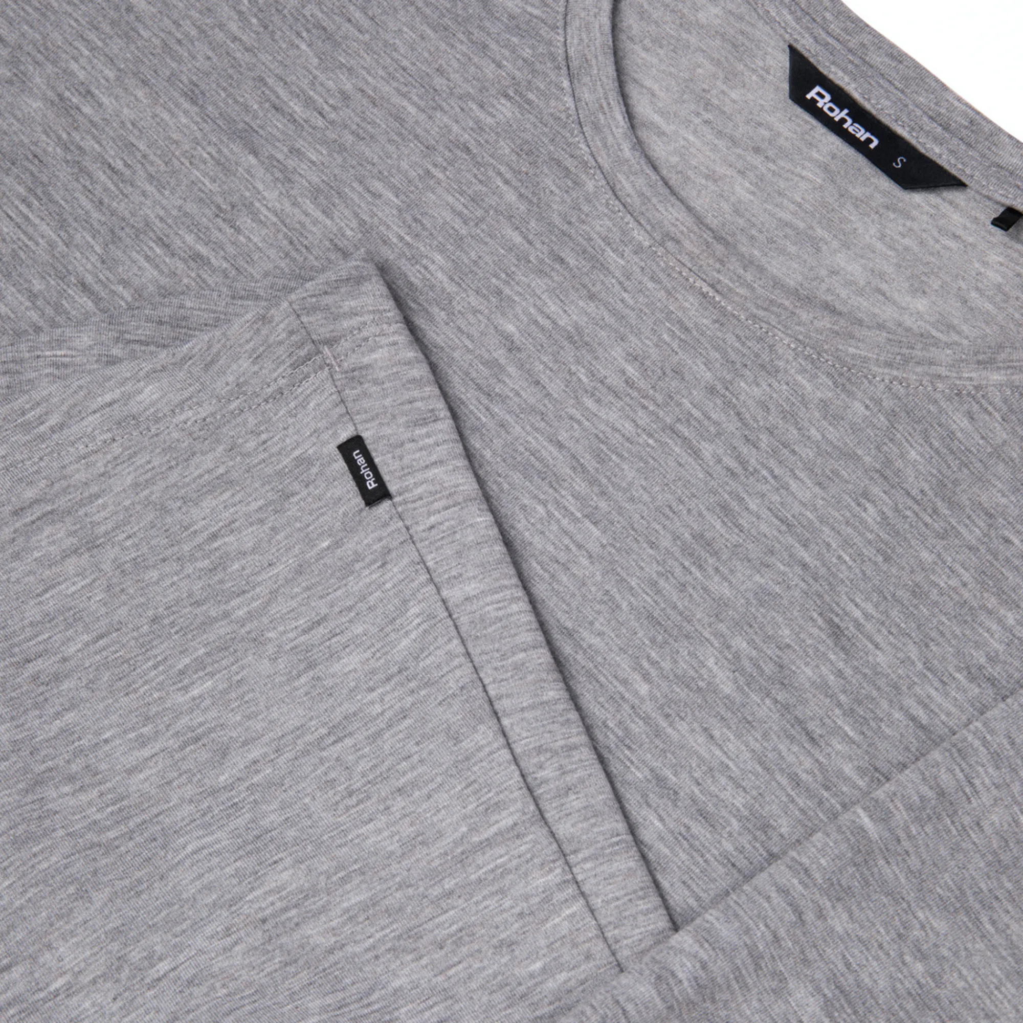 Men Rohan Men'S Basis Short Sleeve T Mid Grey Marl