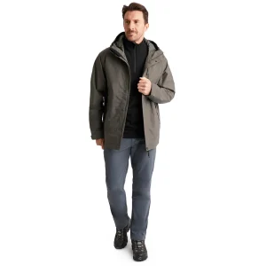 Men Rohan Men'S Brecon Waterproof Jacket Dark Olive Brown