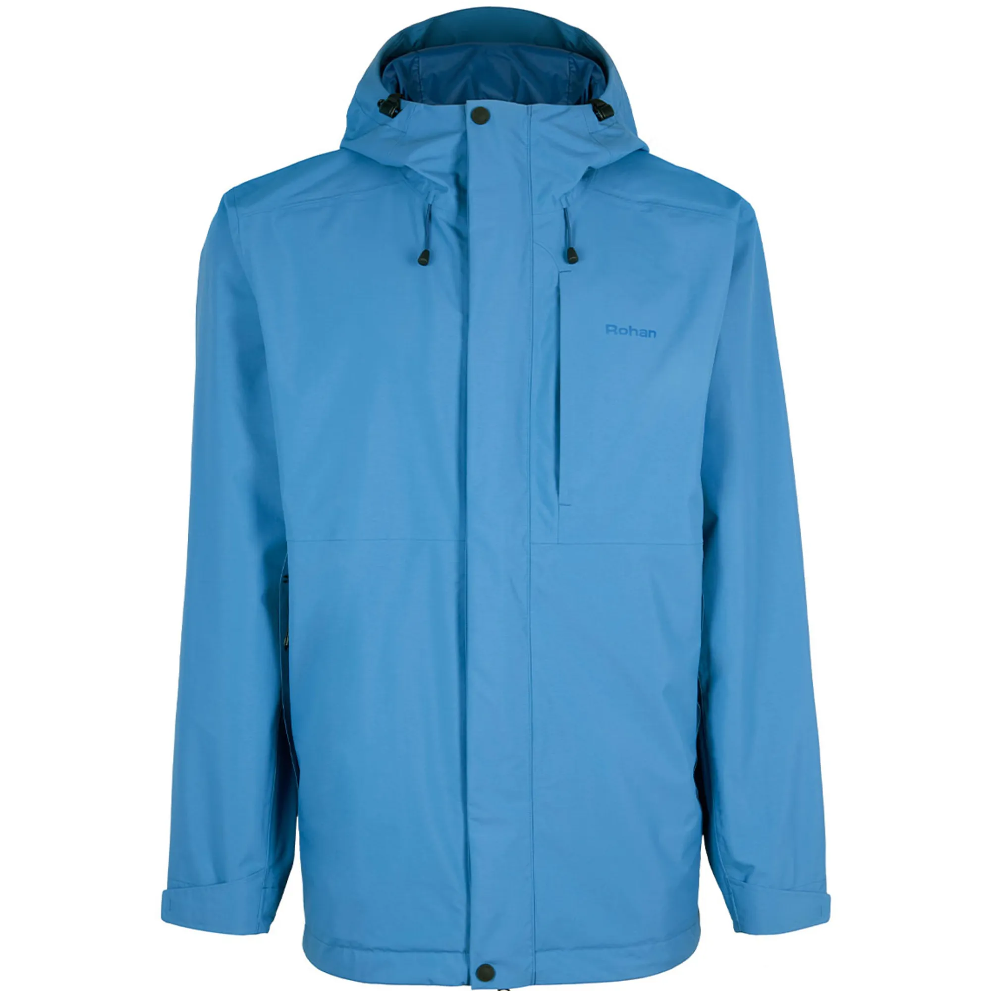 Men Rohan Men'S Brecon Waterproof Jacket Island Blue