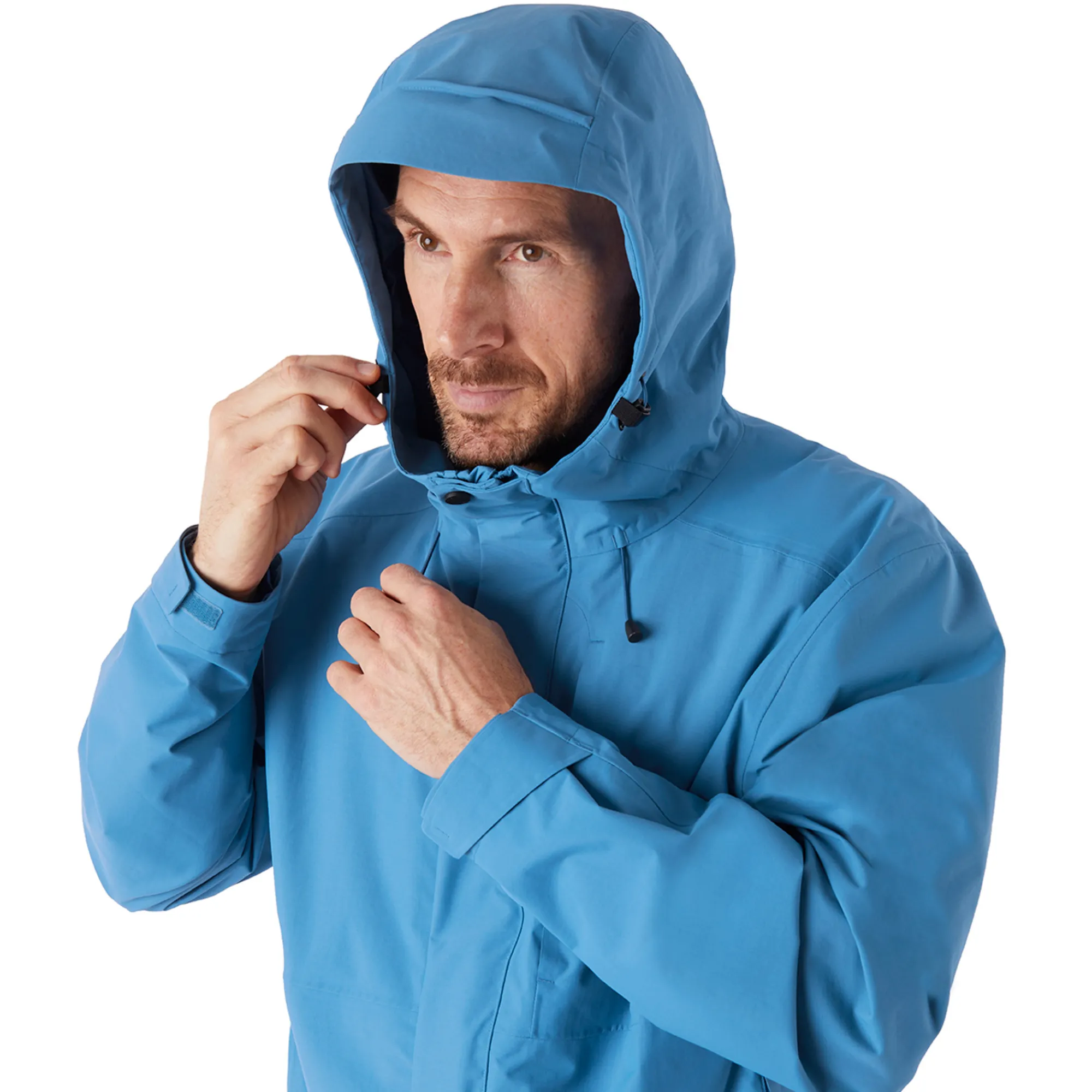 Men Rohan Men'S Brecon Waterproof Jacket Island Blue