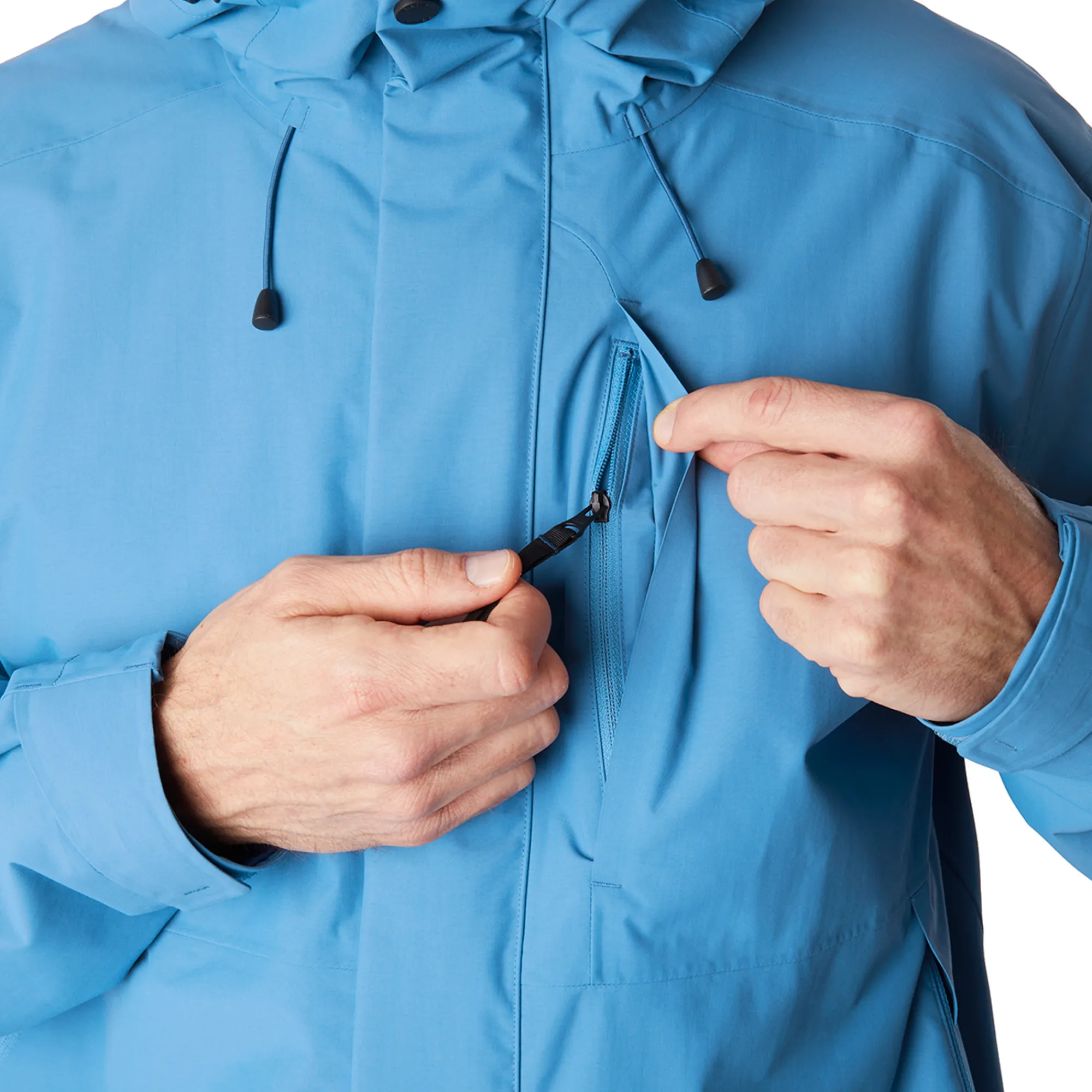 Men Rohan Men'S Brecon Waterproof Jacket Island Blue