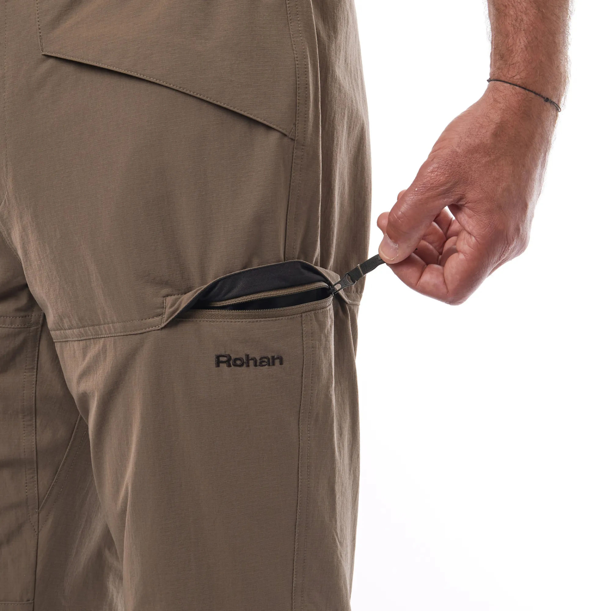 Men Rohan Men'S Dry Ranger Trousers Moorland Brown
