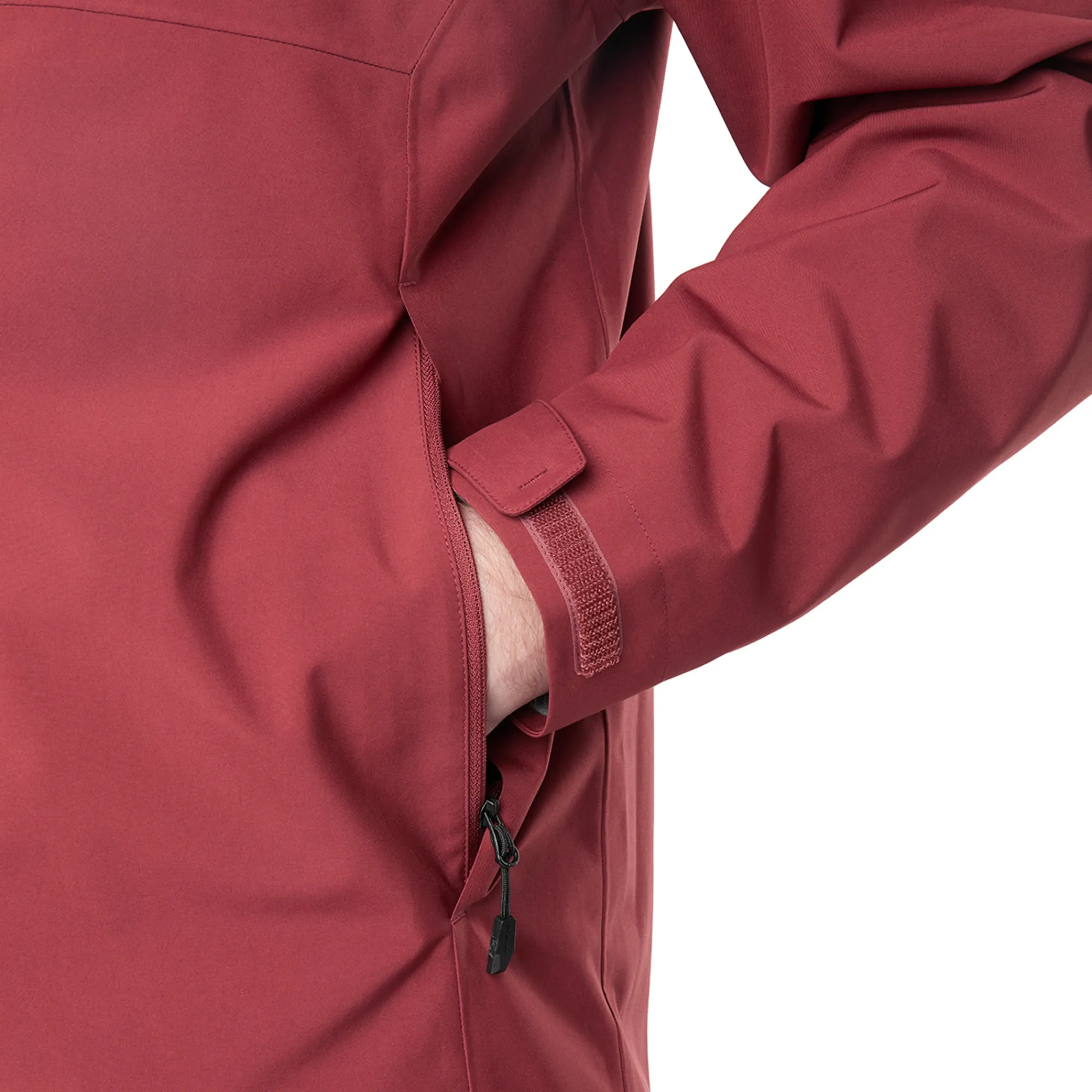 Men Rohan Men'S Farne Waterproof Jacket Auburn Red