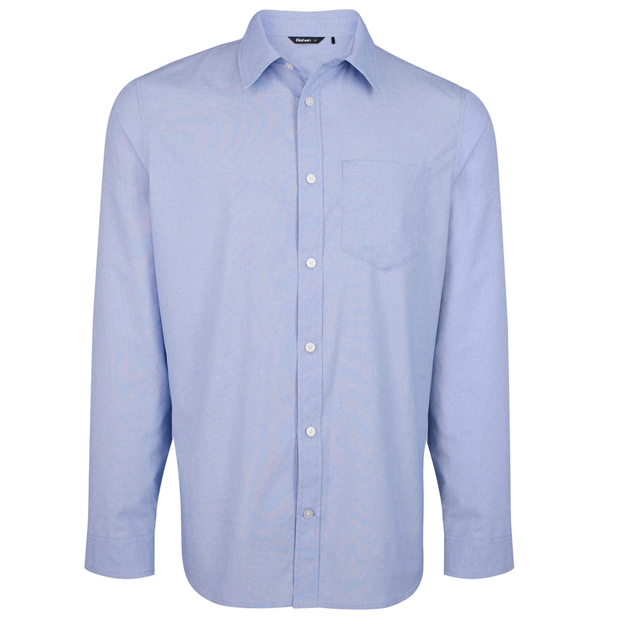 Men Rohan Men'S Finchley Long Sleeve Shirt Ridge Blue Oxford
