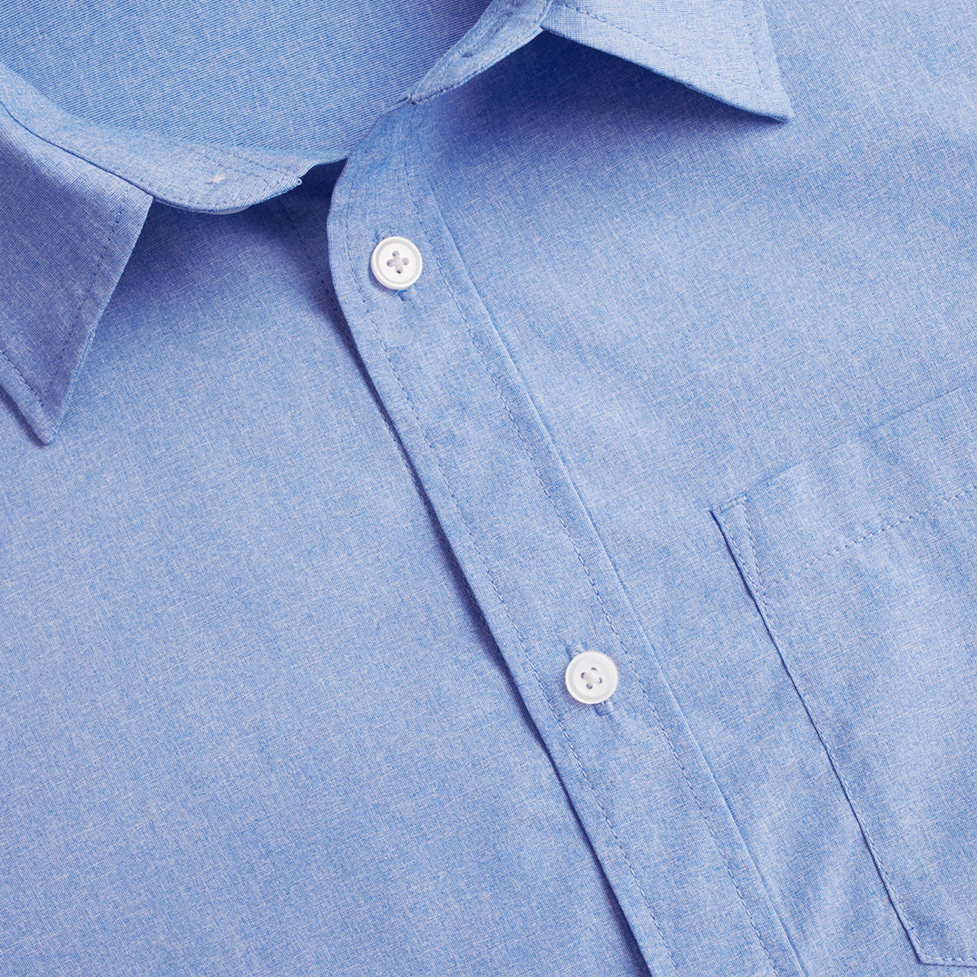 Men Rohan Men'S Finchley Long Sleeve Shirt Ridge Blue Oxford