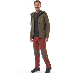 Men Rohan Men'S Fjell Trousers Earth Red/Dark Olive Brown