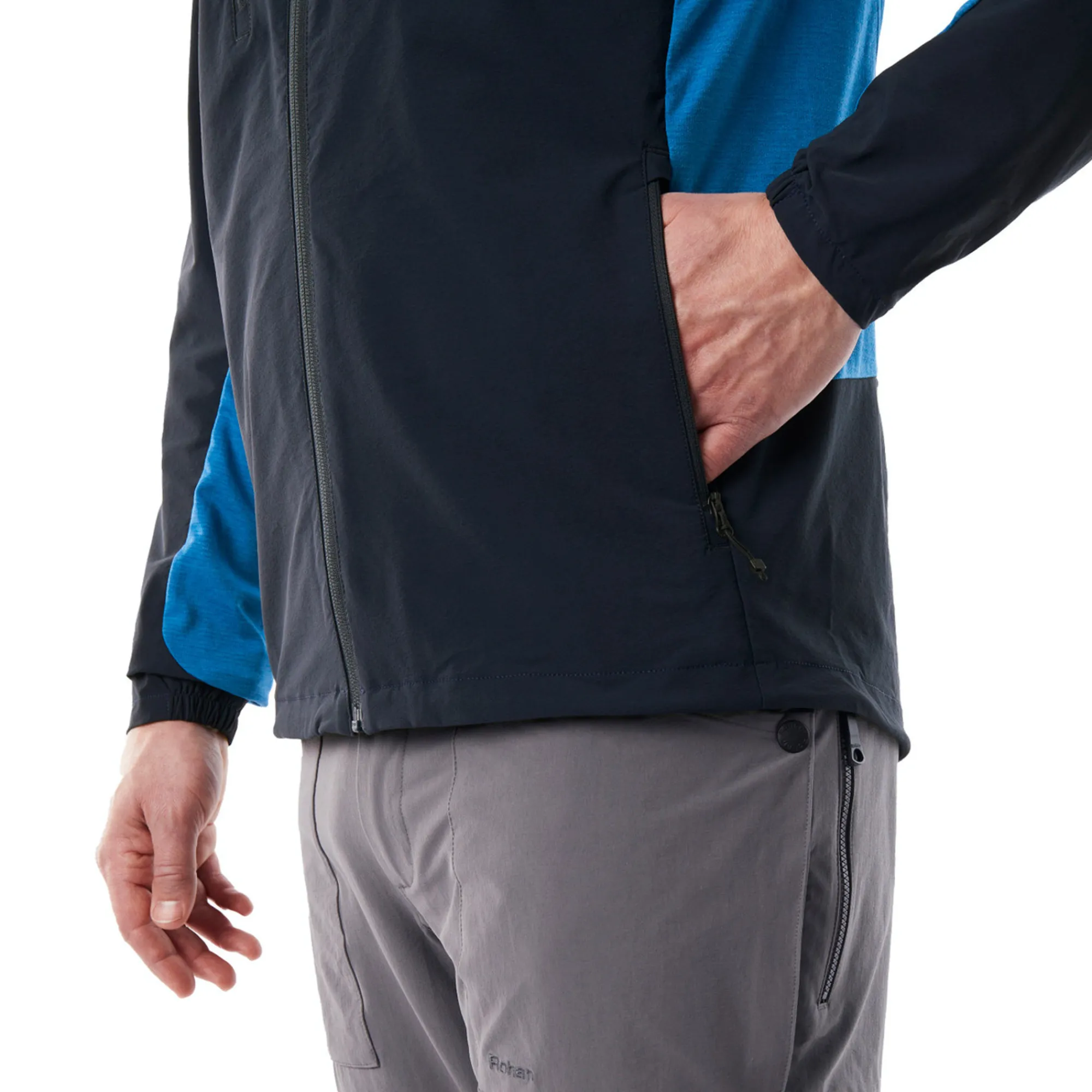 Men Rohan Men'S Fjell Vapour Jacket True Navy/Electric Blue