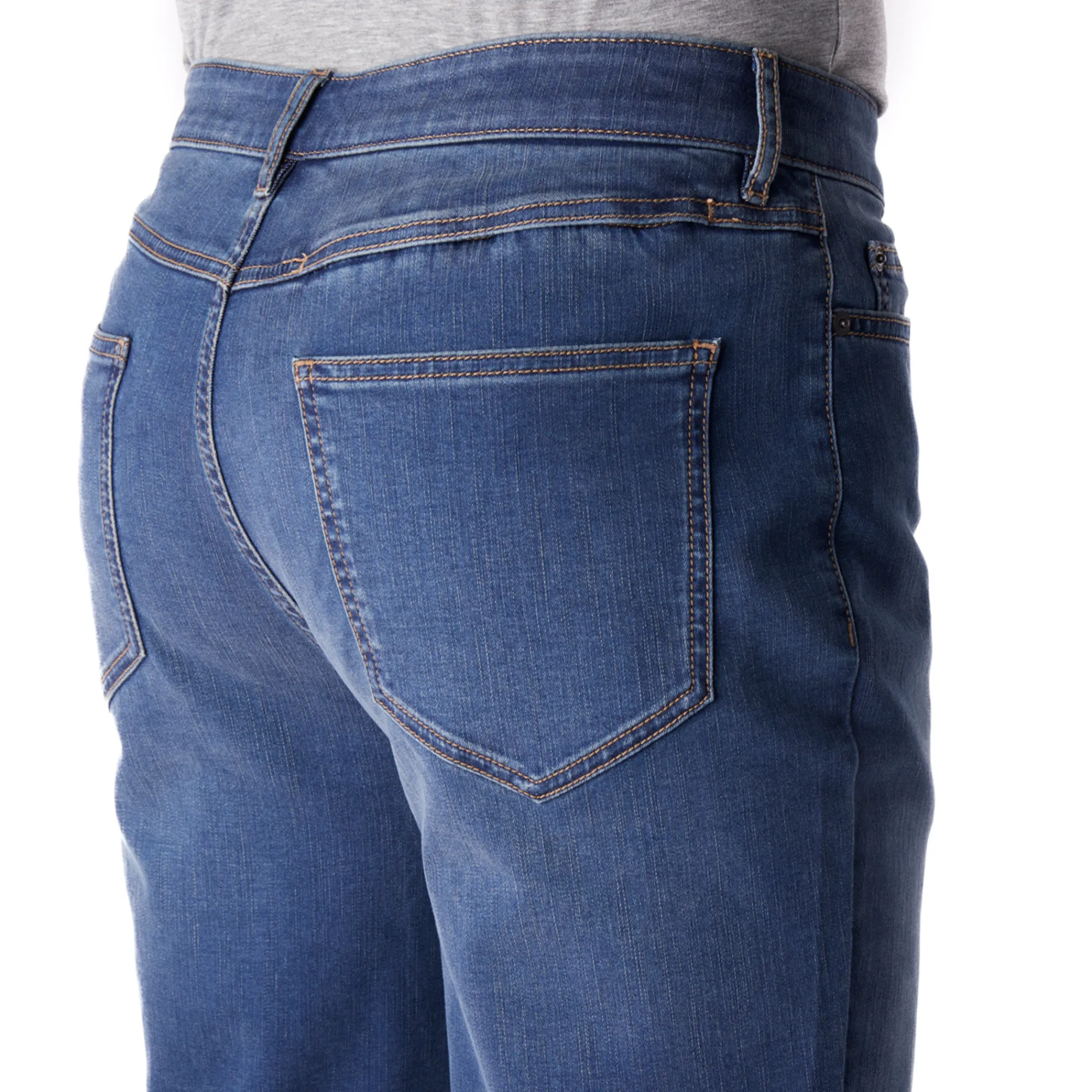 Men Rohan Men'S Flex Classic Fit Jeans Mid Denim