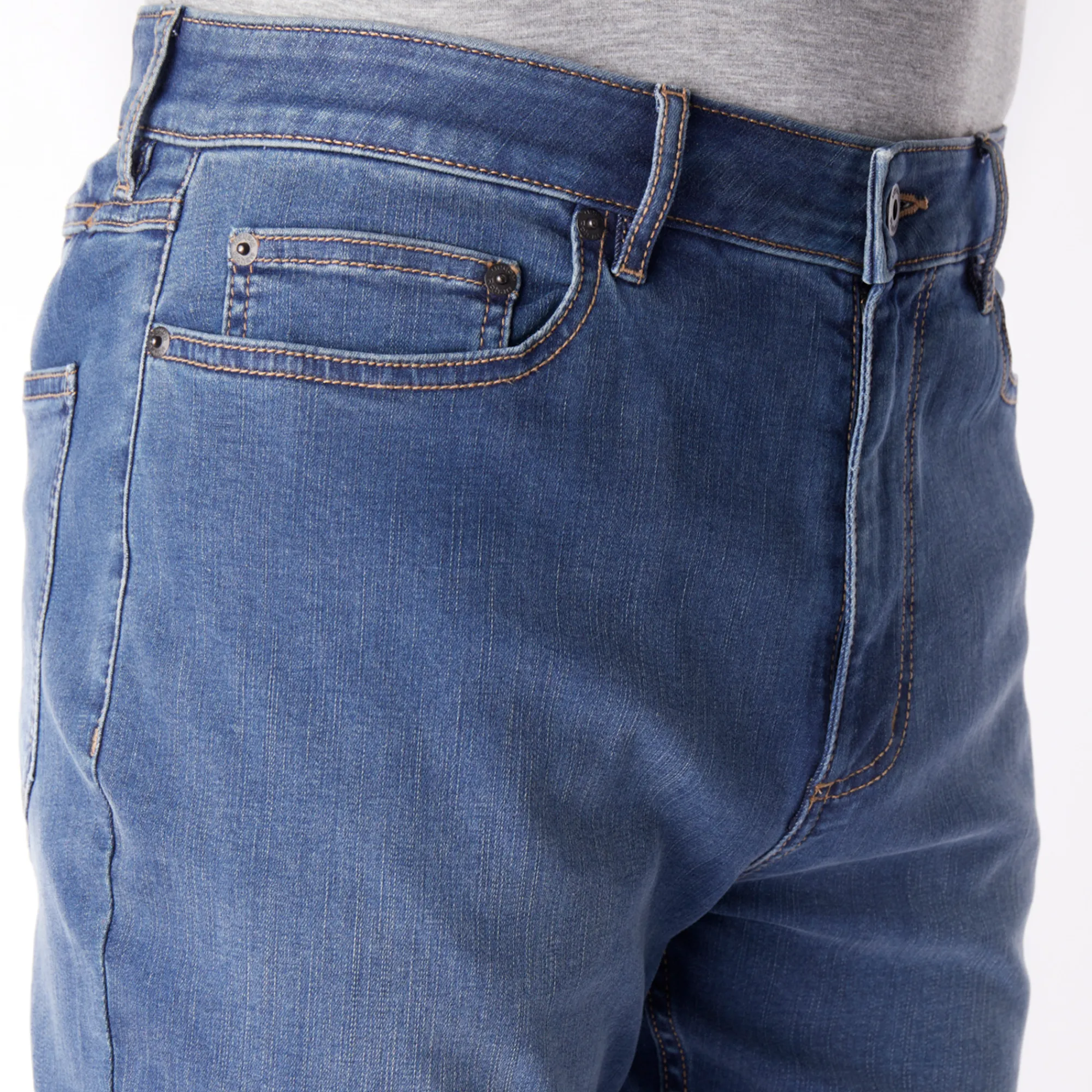 Men Rohan Men'S Flex Classic Fit Jeans Mid Denim