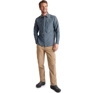 Men Rohan Men'S Frontier Long Sleeve Shirt Slate Grey Marl