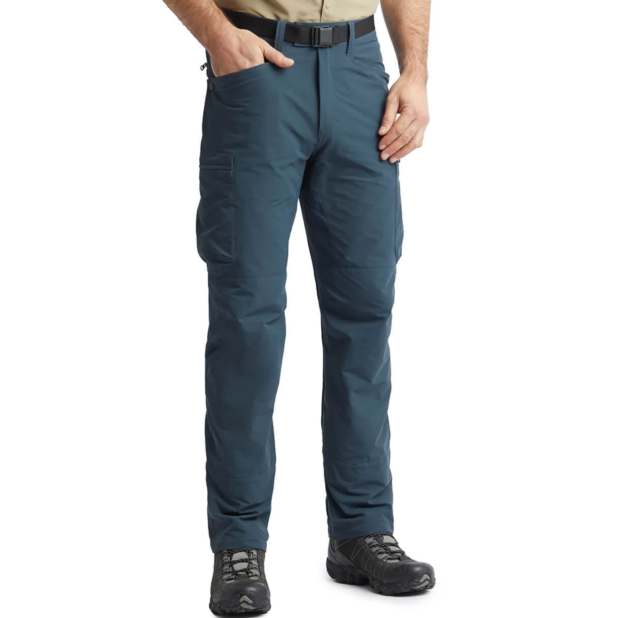 Men Rohan Men'S Frontier Trousers Storm Blue