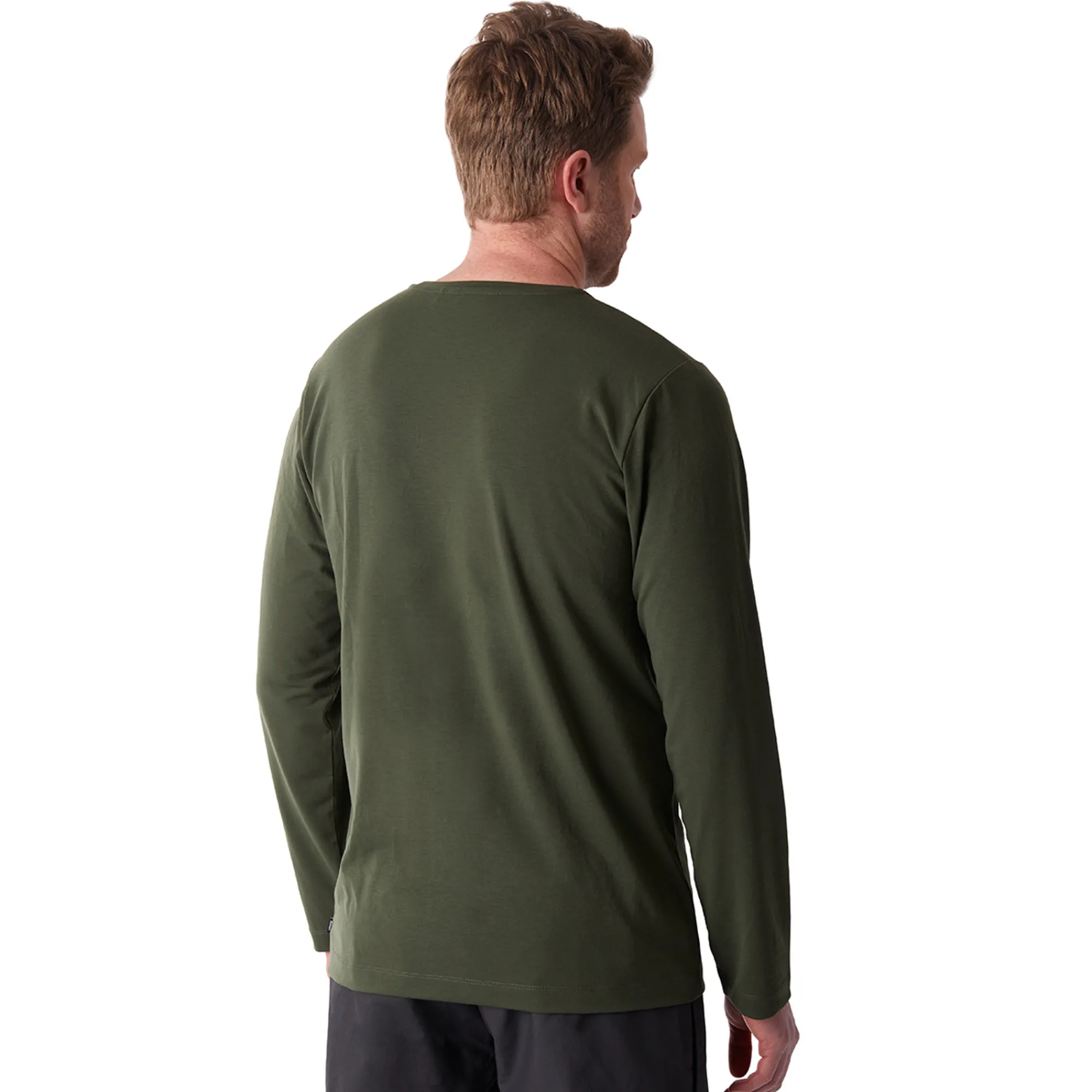 Men Rohan Men'S Global Long Sleeve T Conifer Green