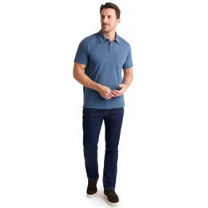 Men Rohan Men'S Global Short Sleeve Polo Cumbria Blue