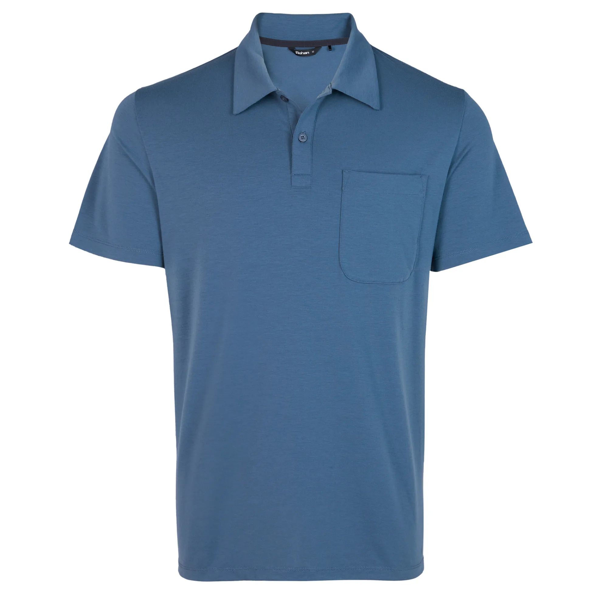 Men Rohan Men'S Global Short Sleeve Polo Cumbria Blue