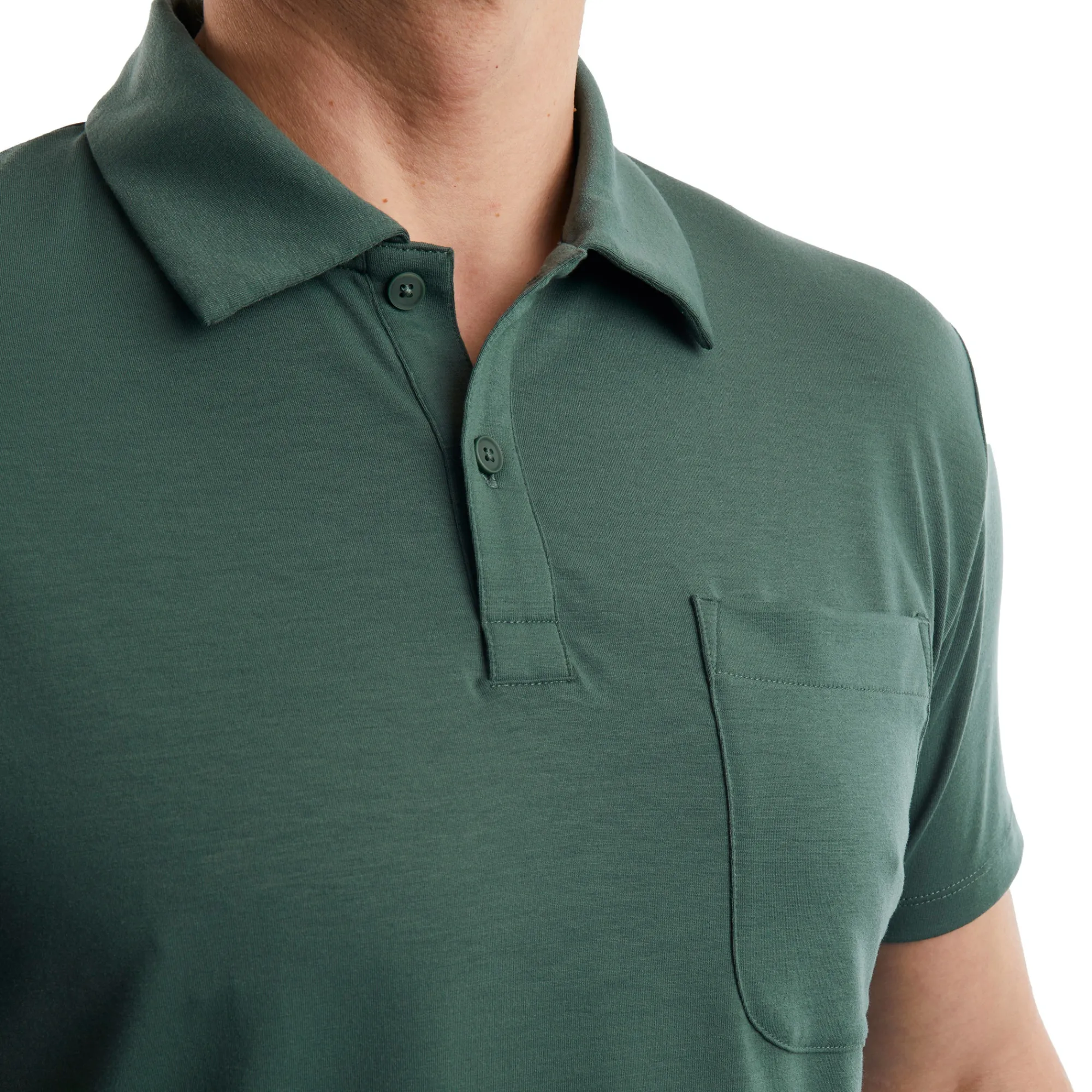 Men Rohan Men'S Global Short Sleeve Polo Flint Green