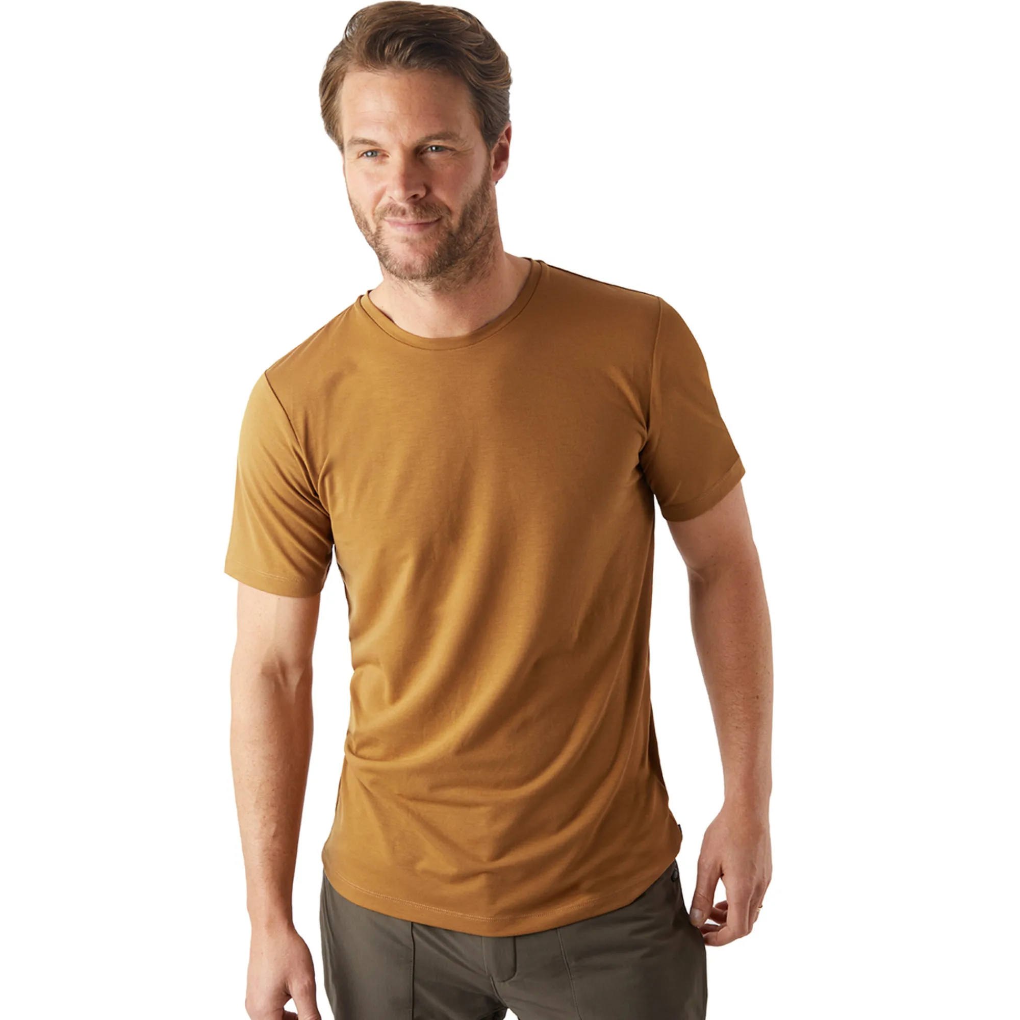 Men Rohan Men'S Global Short Sleeve T Desert Ochre