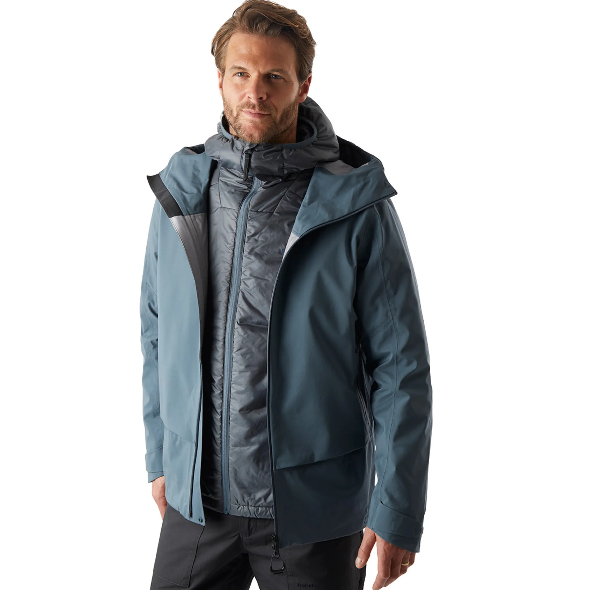 Men Rohan Men'S Helios Jacket Slate Grey