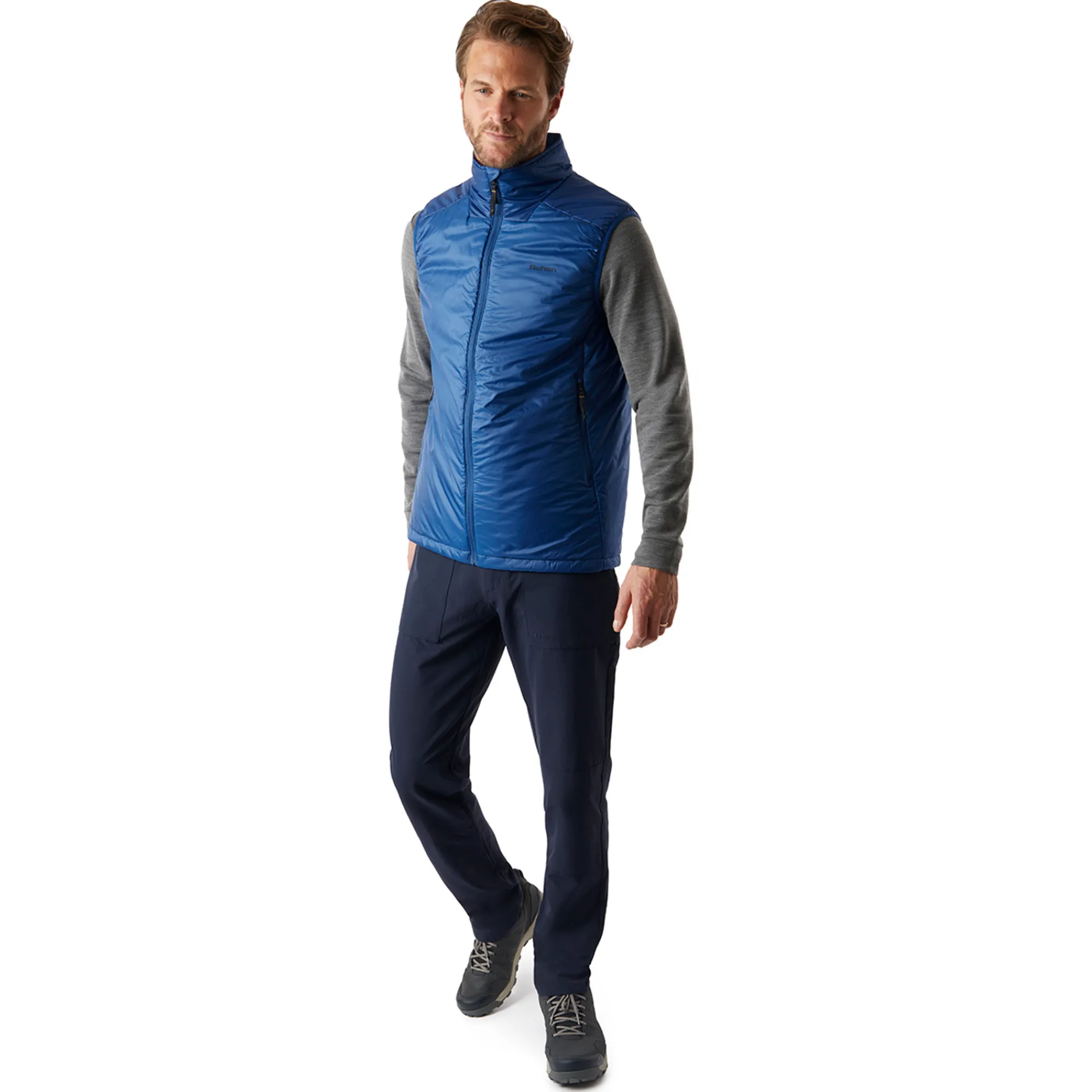 Men Rohan Men'S Helios Vest Stratus Blue