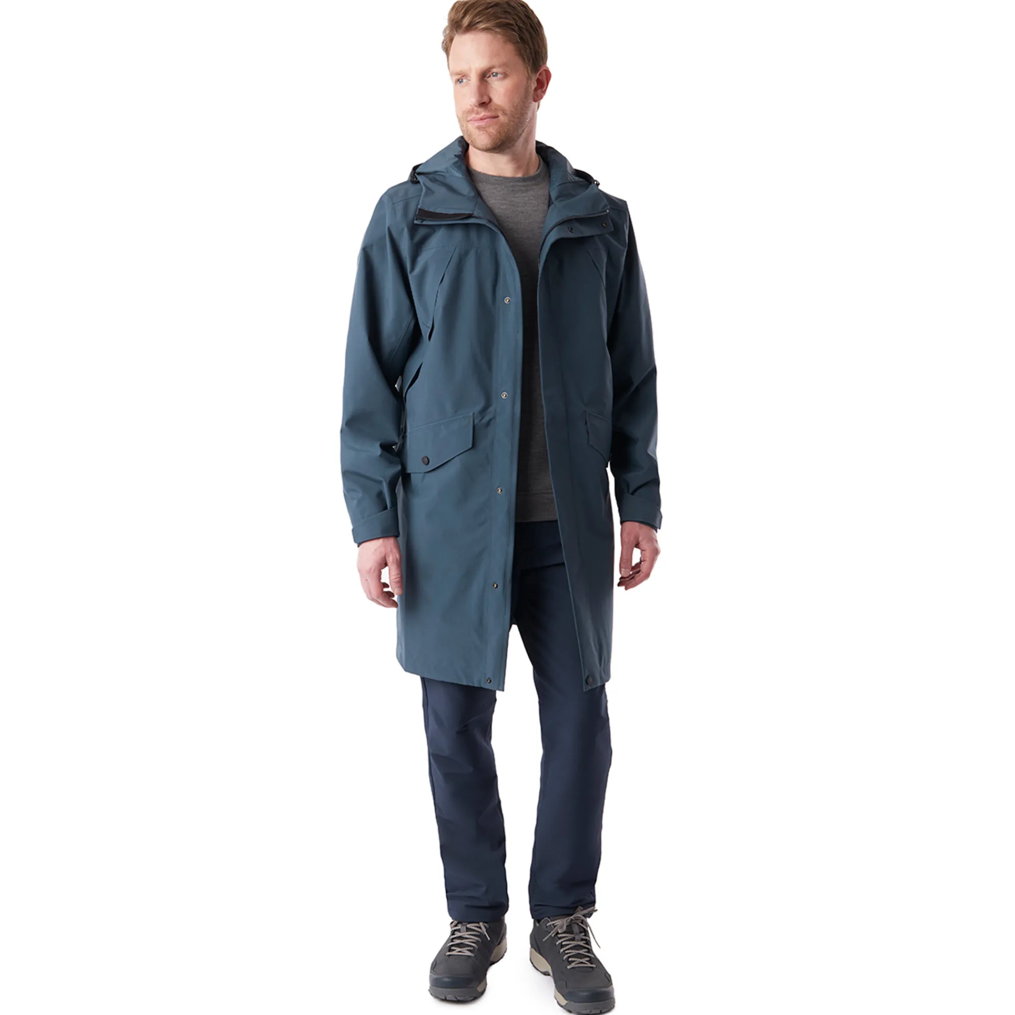 Men Rohan Men'S Kendal Waterproof Jacket Storm Blue