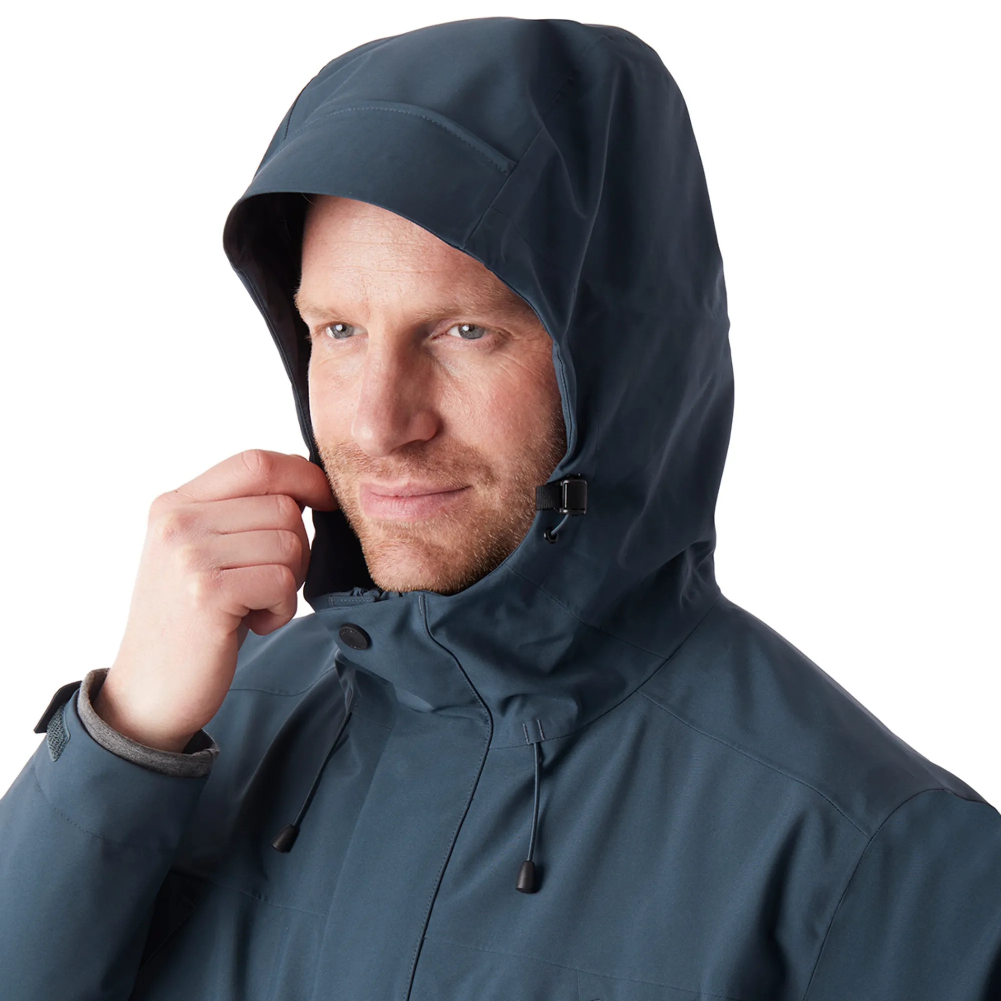 Men Rohan Men'S Kendal Waterproof Jacket Storm Blue
