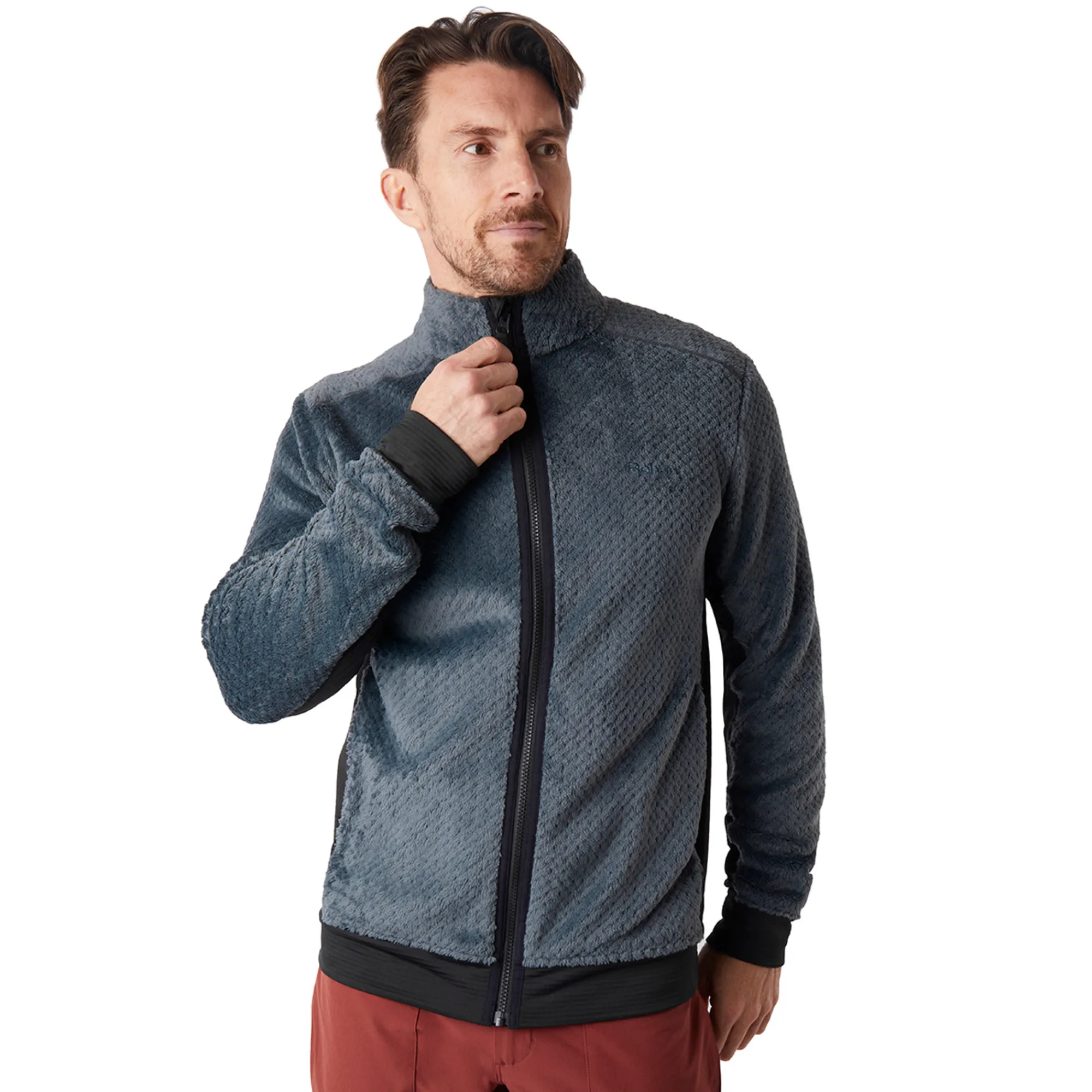 Men Rohan Men'S Komondor Fleece Slate Grey/Black