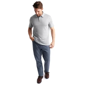 Men Rohan Men'S Merino Cool Short Sleeve Polo Haze Grey Marl