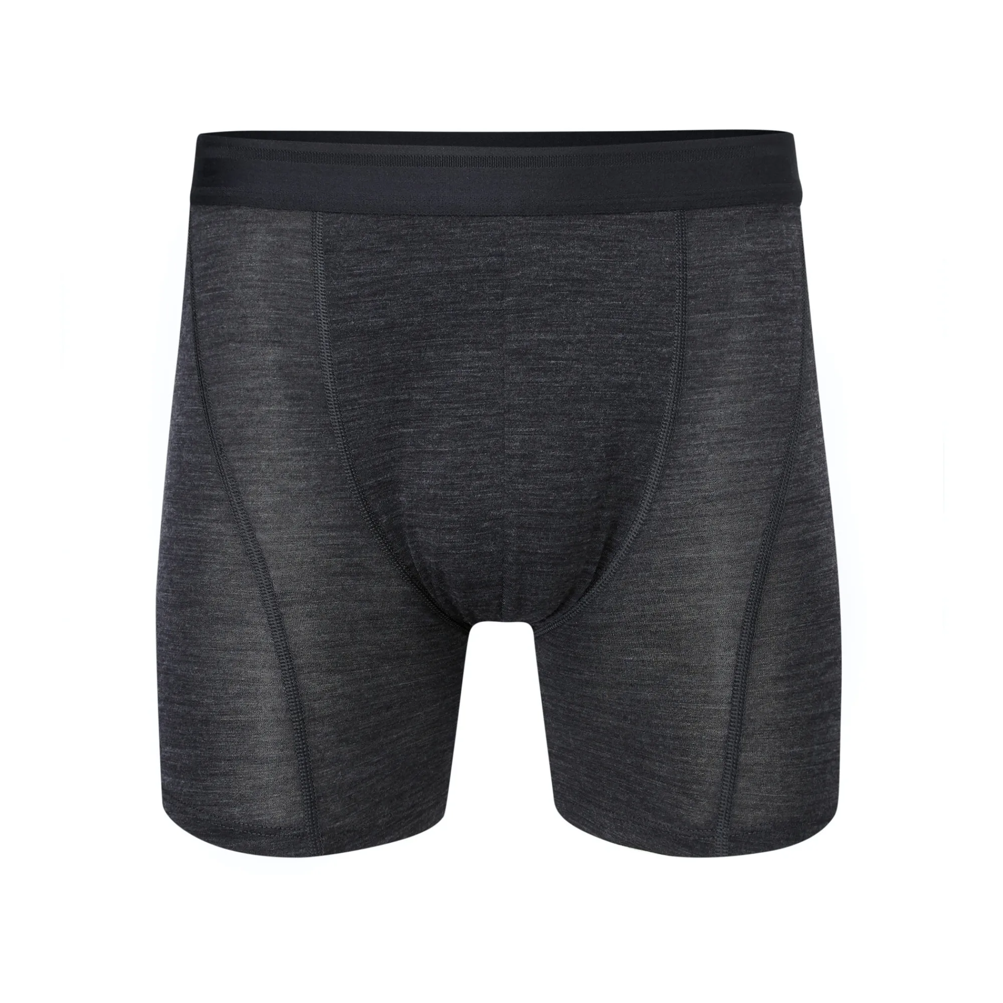 Men Rohan Men'S Merino Union 150 Boxers Dark Charcoal Marl
