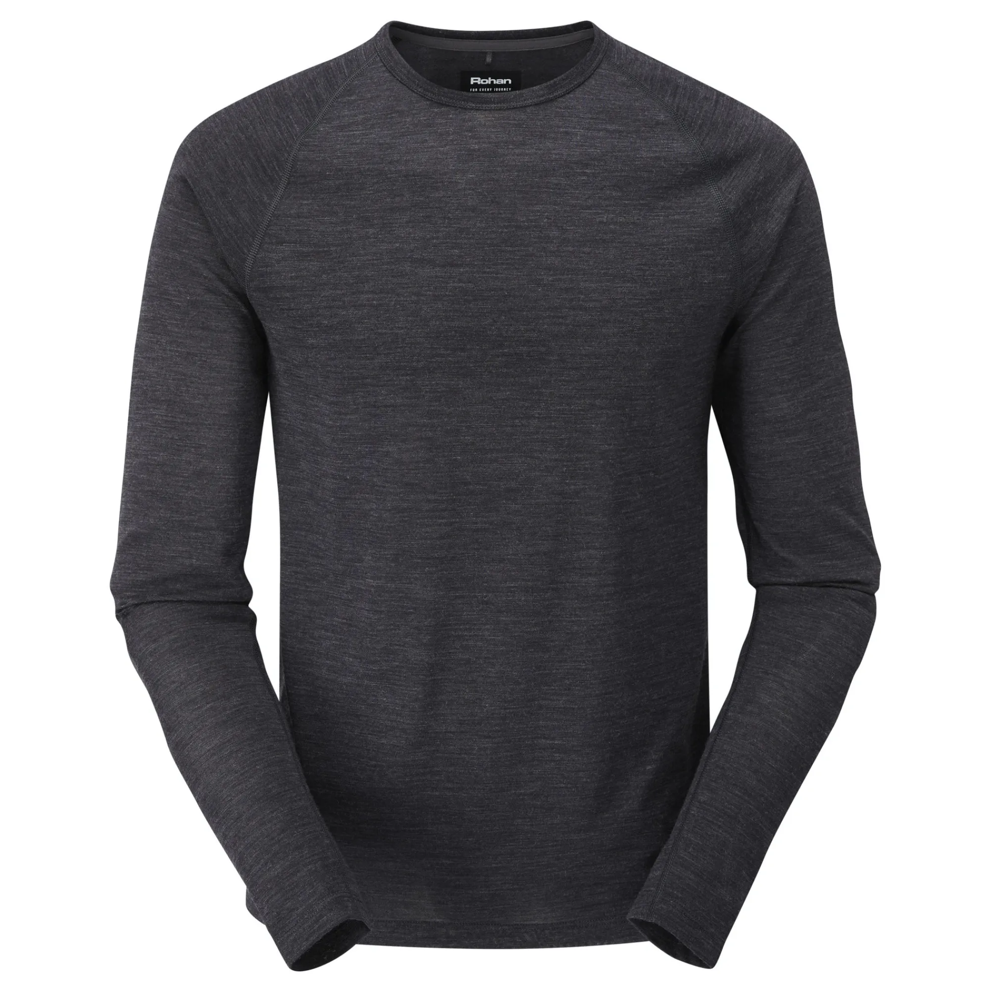 Men Rohan Men'S Merino Union 150 Crew Dark Charcoal Marl