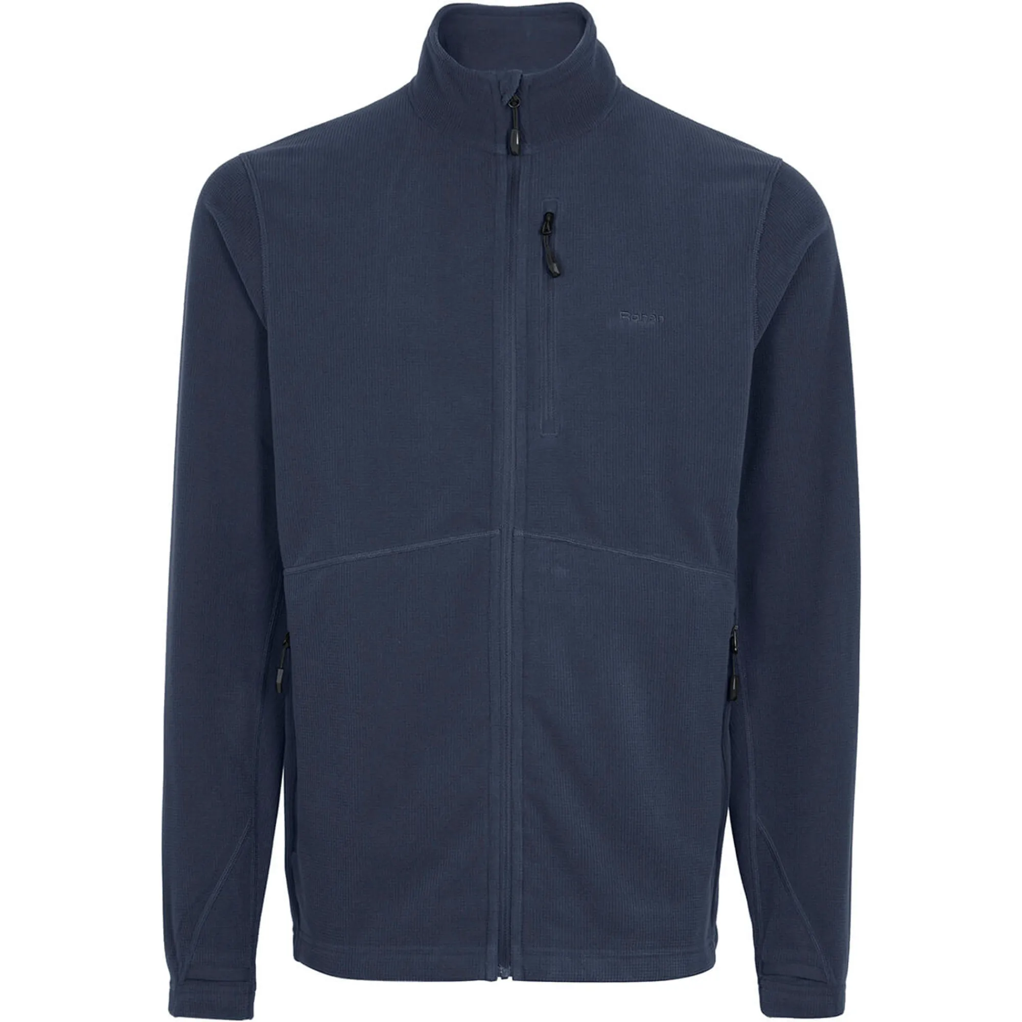 Men Rohan Men'S Microgrid Fleece Jacket True Navy