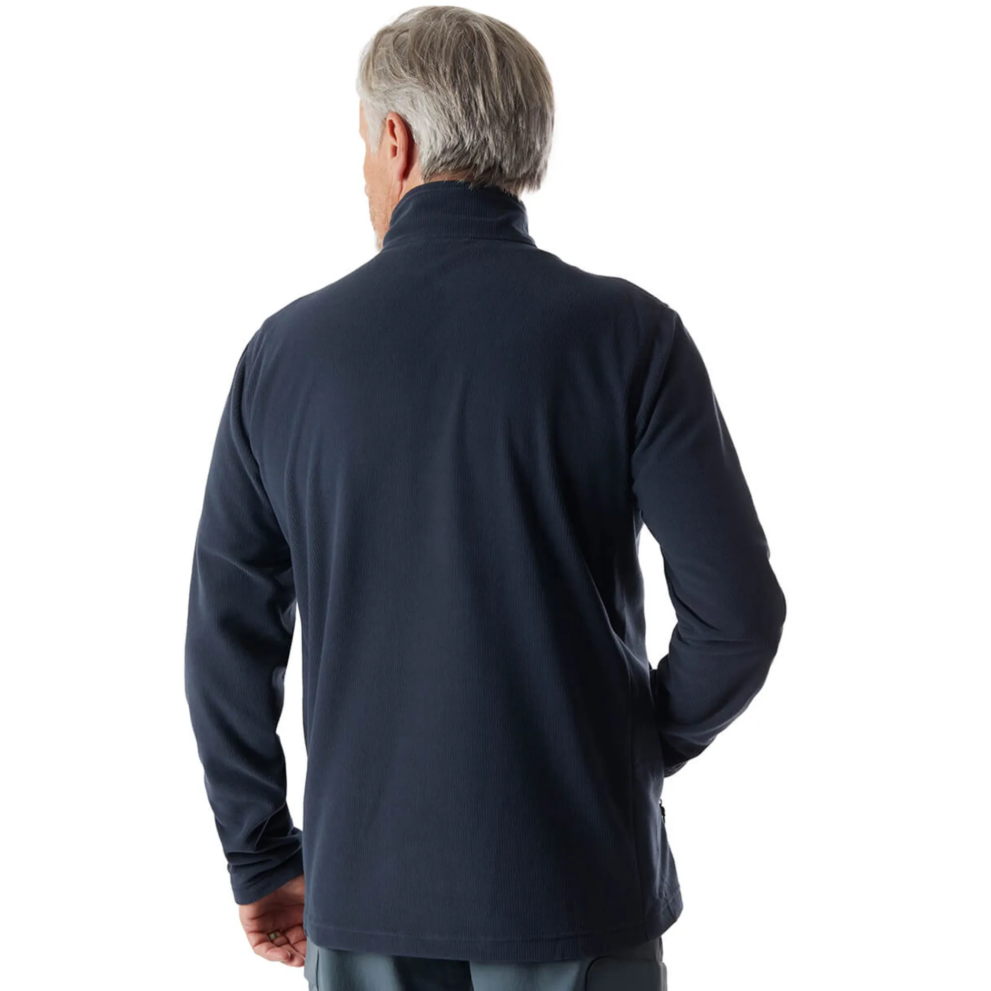 Men Rohan Men'S Microgrid Fleece Jacket True Navy