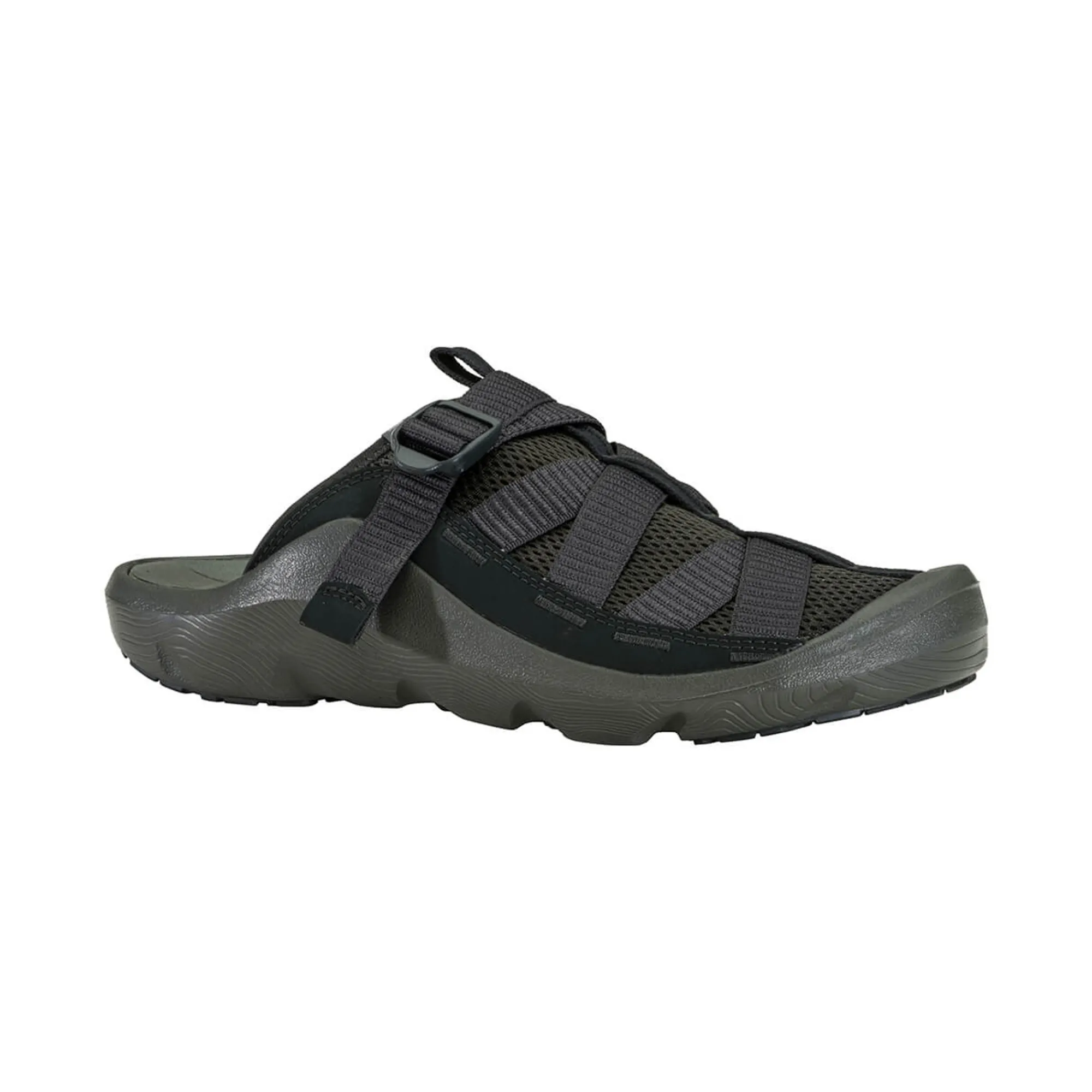 Men Rohan Men'S Oboz Whakata Ease Sandals Black Sea