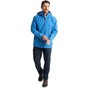 Men Rohan Men'S Parkland Waterproof Jacket Electric Blue