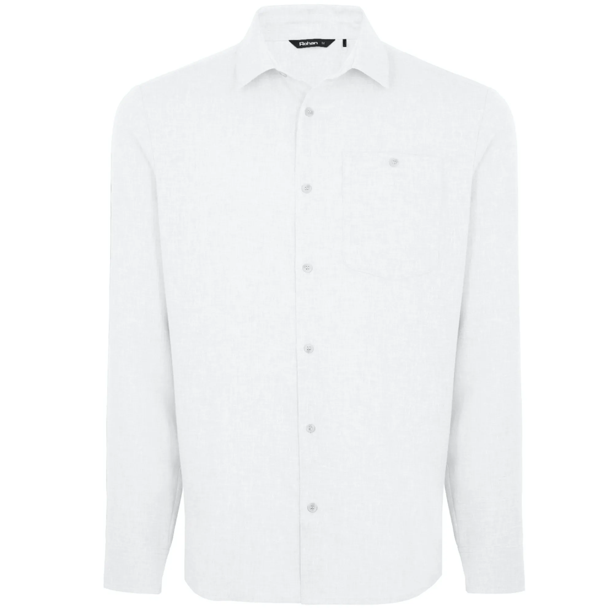 Men Rohan Men'S Porto Linen Long Sleeve Shirt White