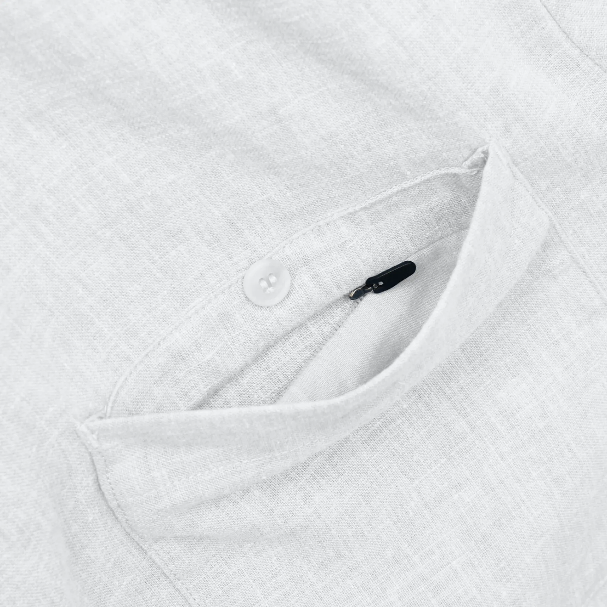 Men Rohan Men'S Porto Linen Long Sleeve Shirt White