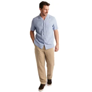 Men Rohan Men'S Porto Linen Trousers Stone