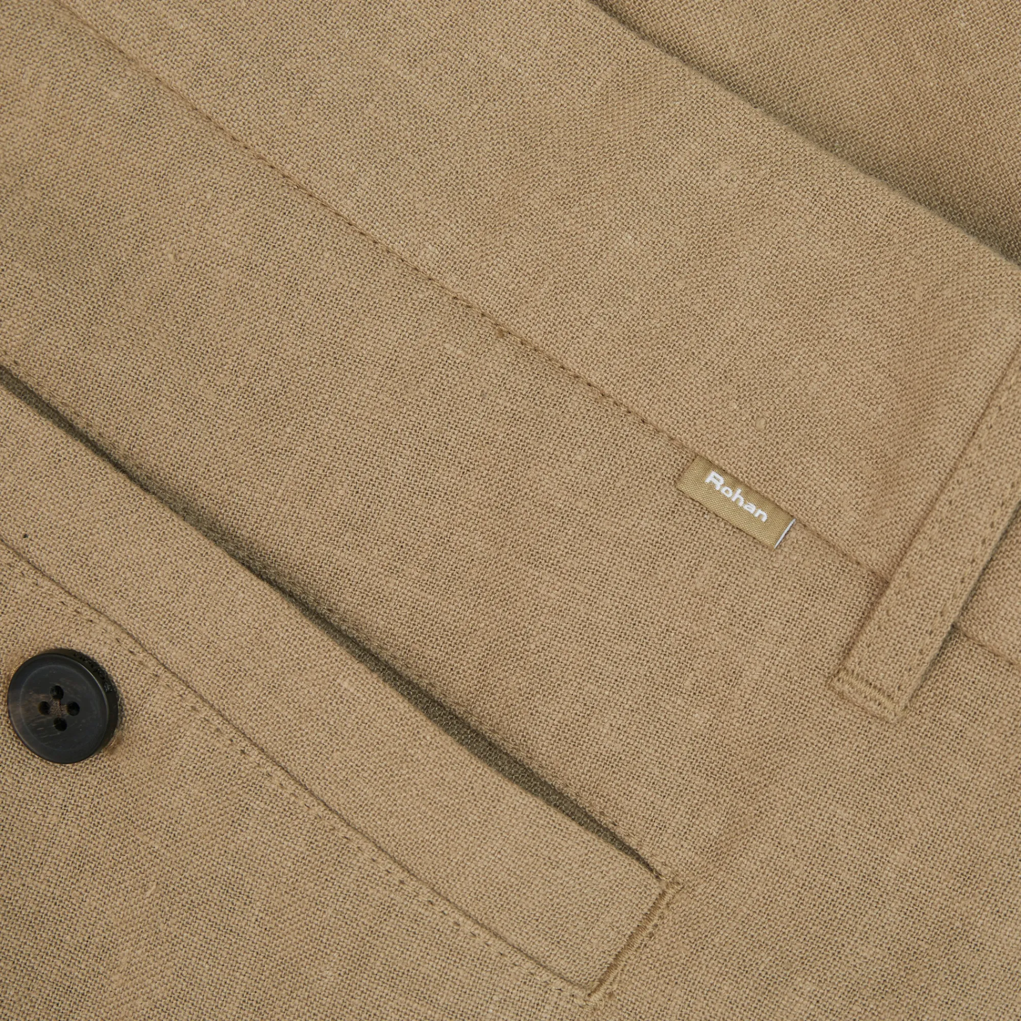 Men Rohan Men'S Porto Linen Trousers Stone