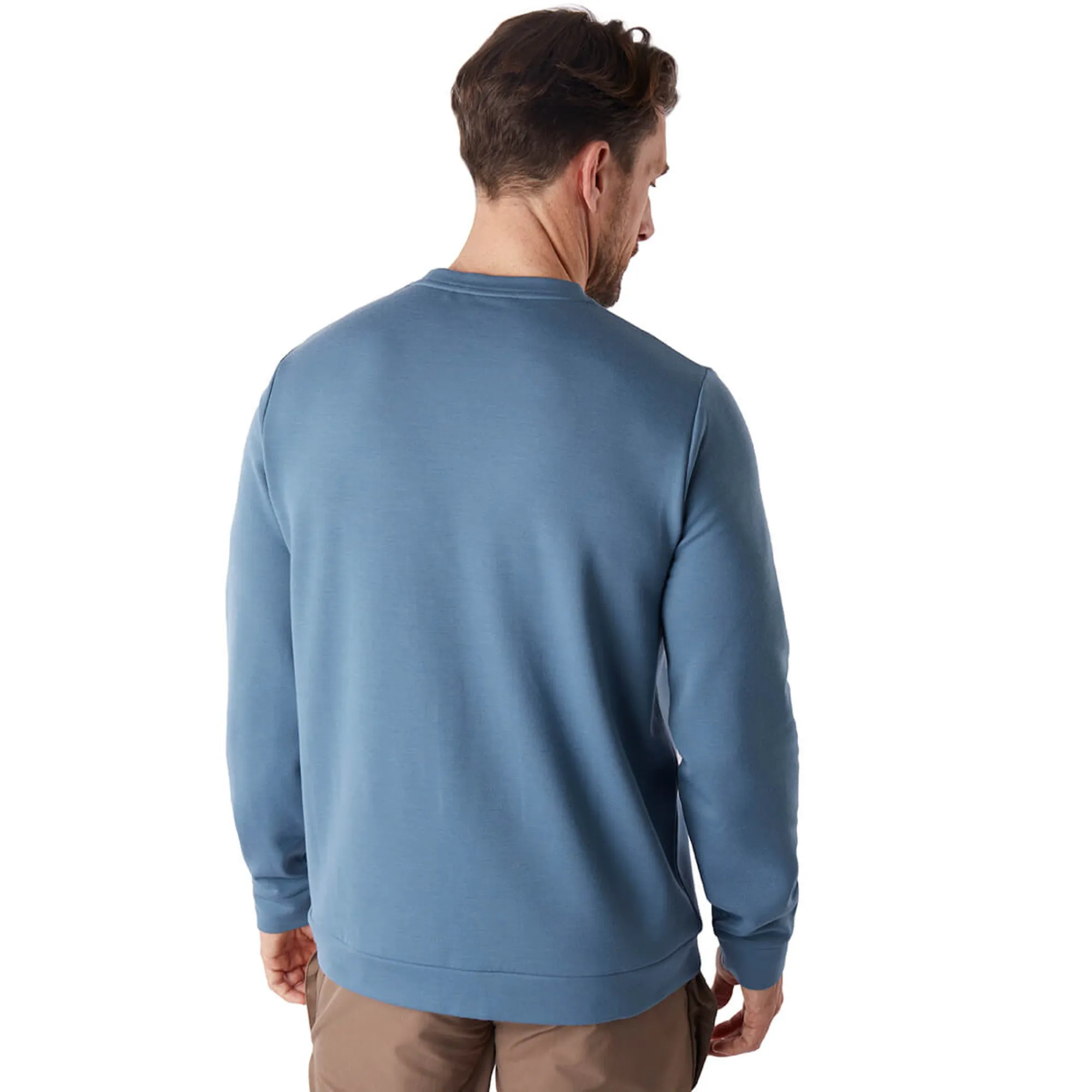 Men Rohan Men'S Radiant Merino Crew Shadow Blue