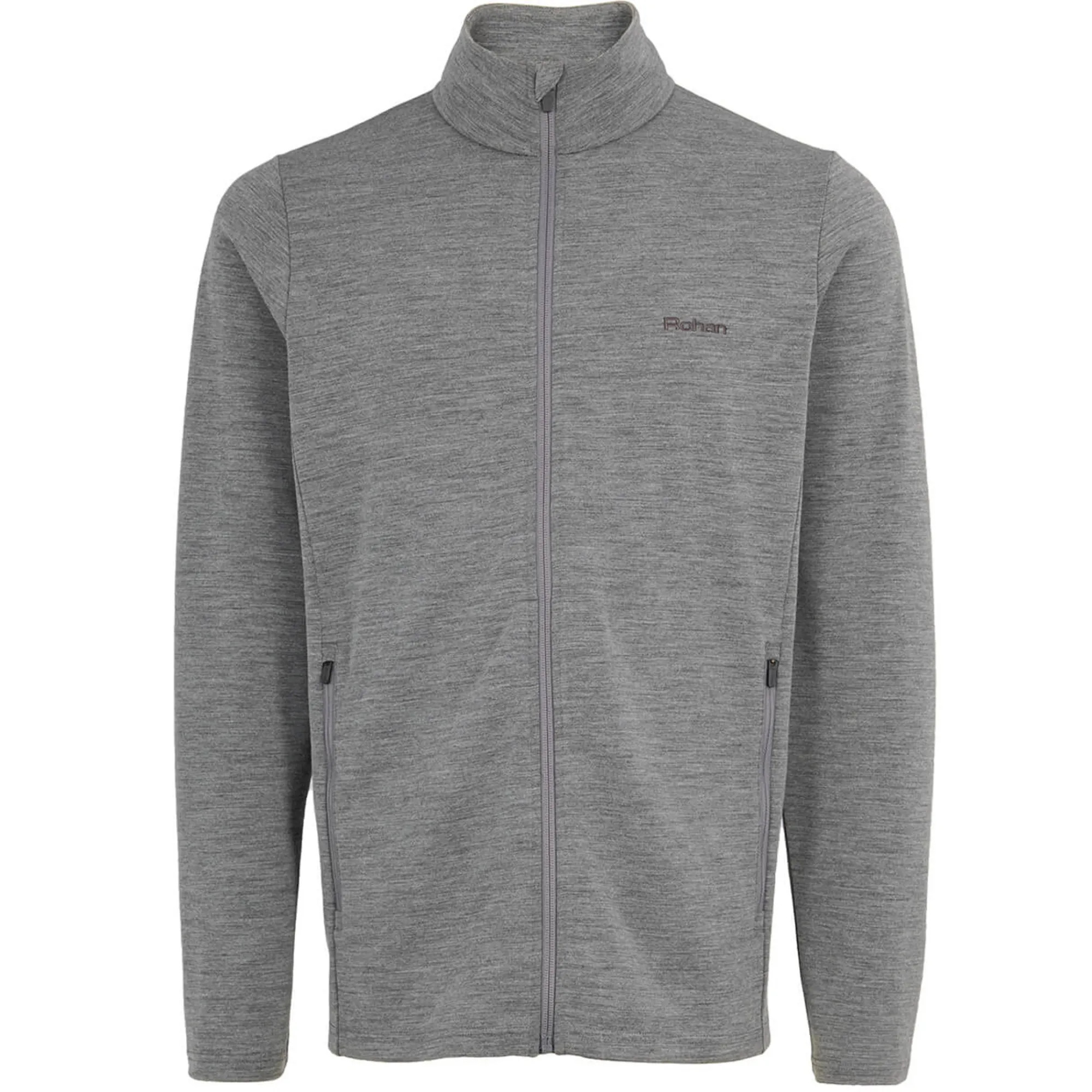 Men Rohan Men'S Radiant Merino Jacket Dark Grey Marl