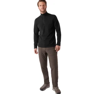 Men Rohan Men'S Radiant Merino Zip Neck Top Black