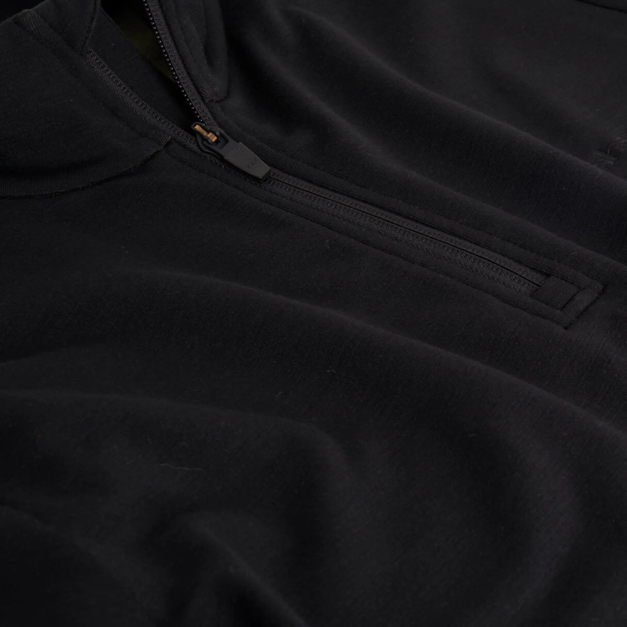 Men Rohan Men'S Radiant Merino Zip Neck Top Black