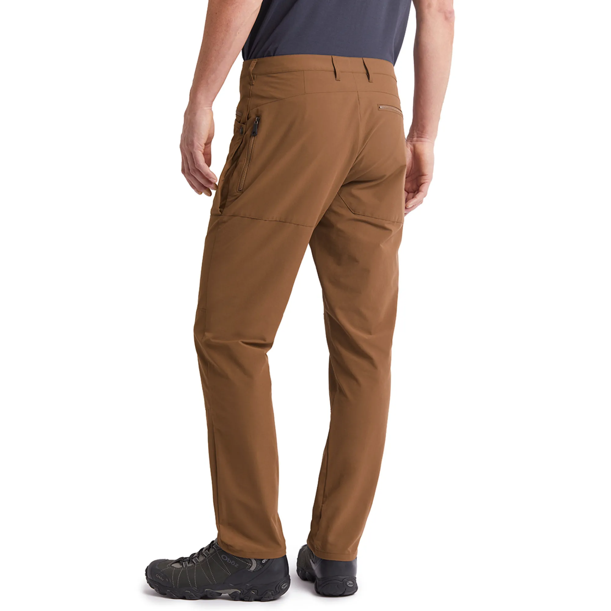 Men Rohan Men'S Stretch Bags Trousers Woodland Brown
