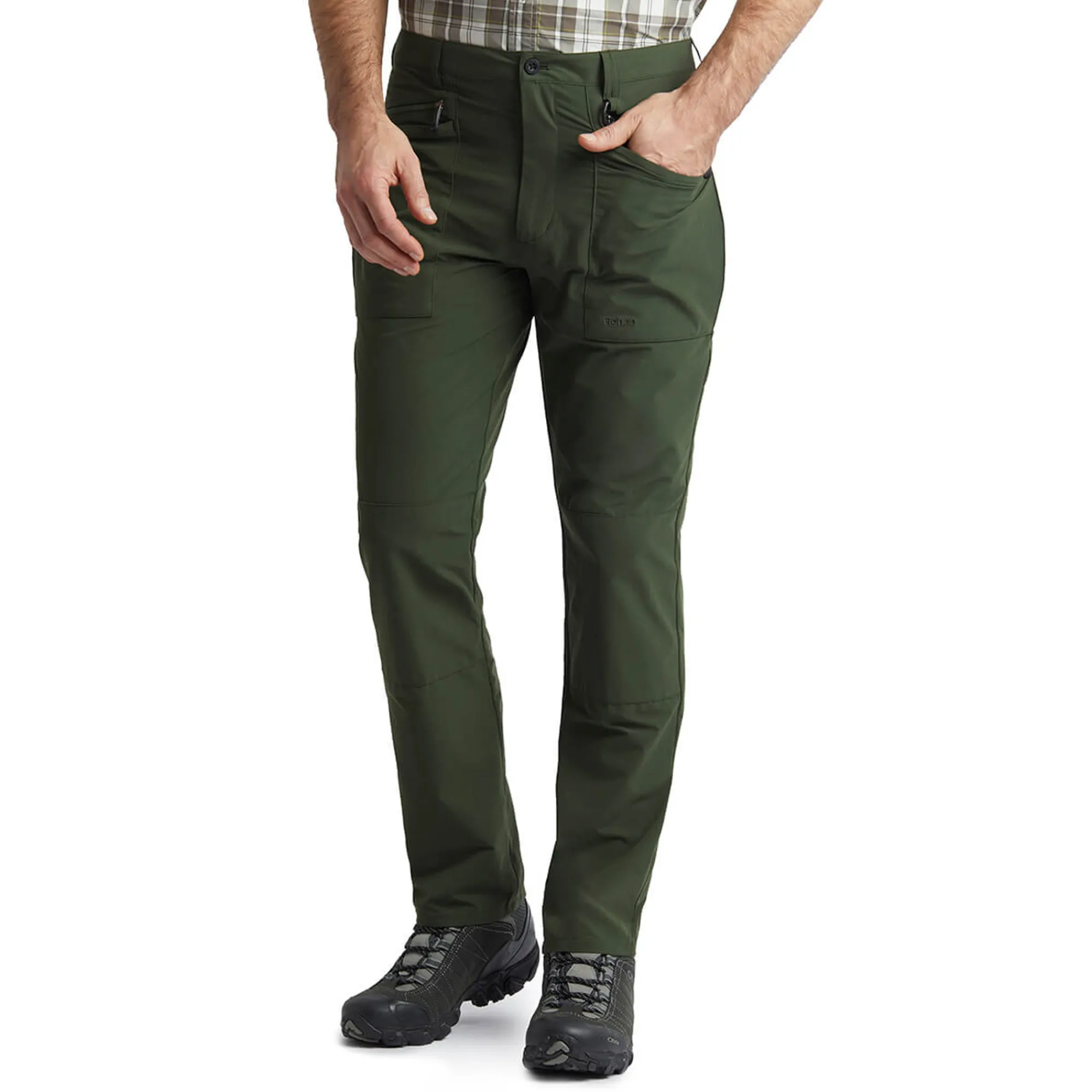 Men Rohan Men'S Stretch Bags Trousers Conifer Green