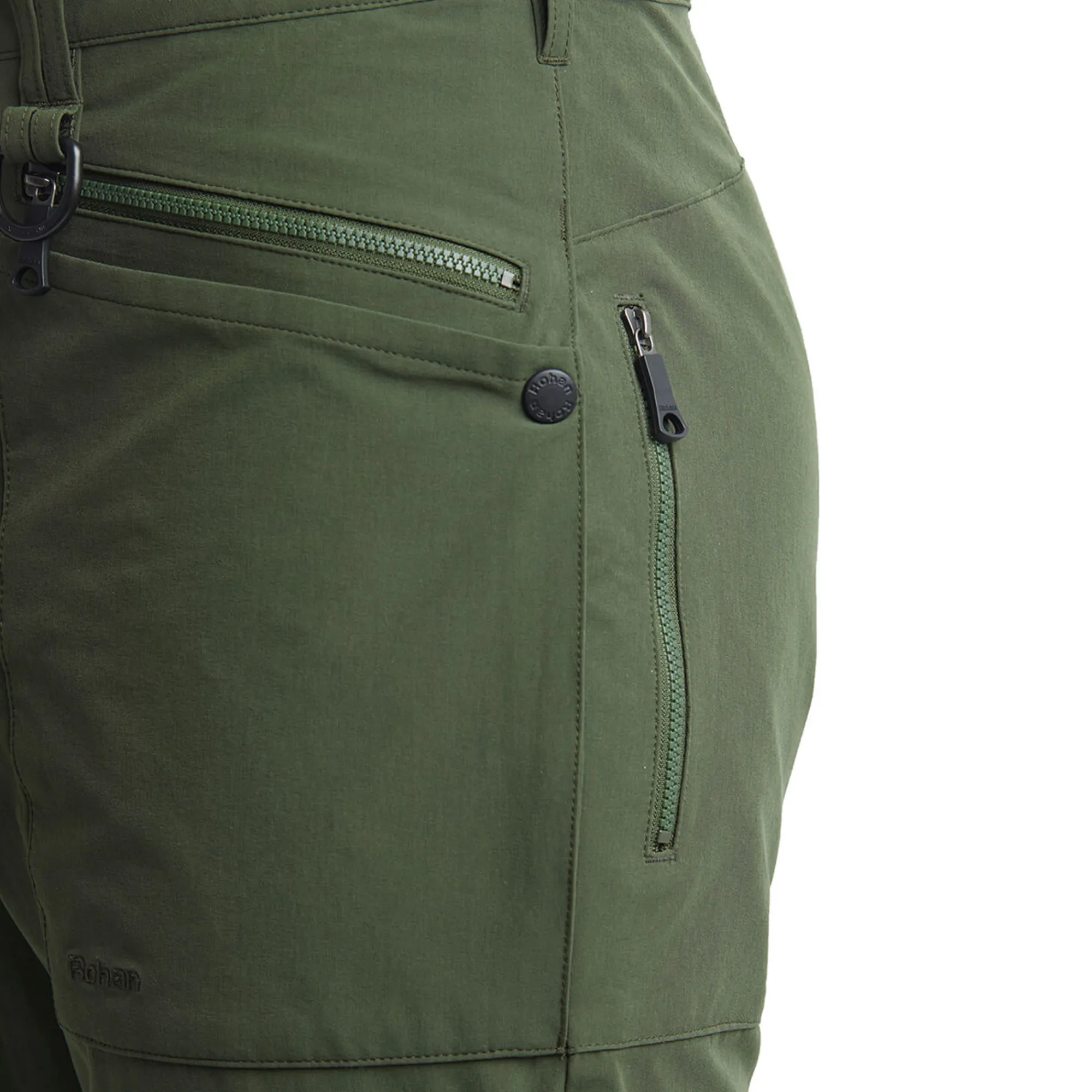 Men Rohan Men'S Stretch Bags Trousers Conifer Green
